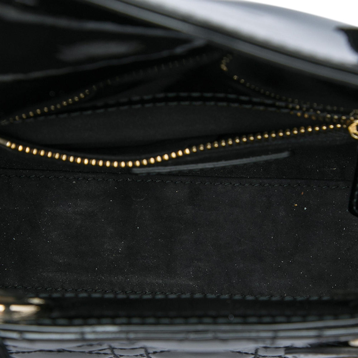 Dior Mini Patent Cannage Lady Dior