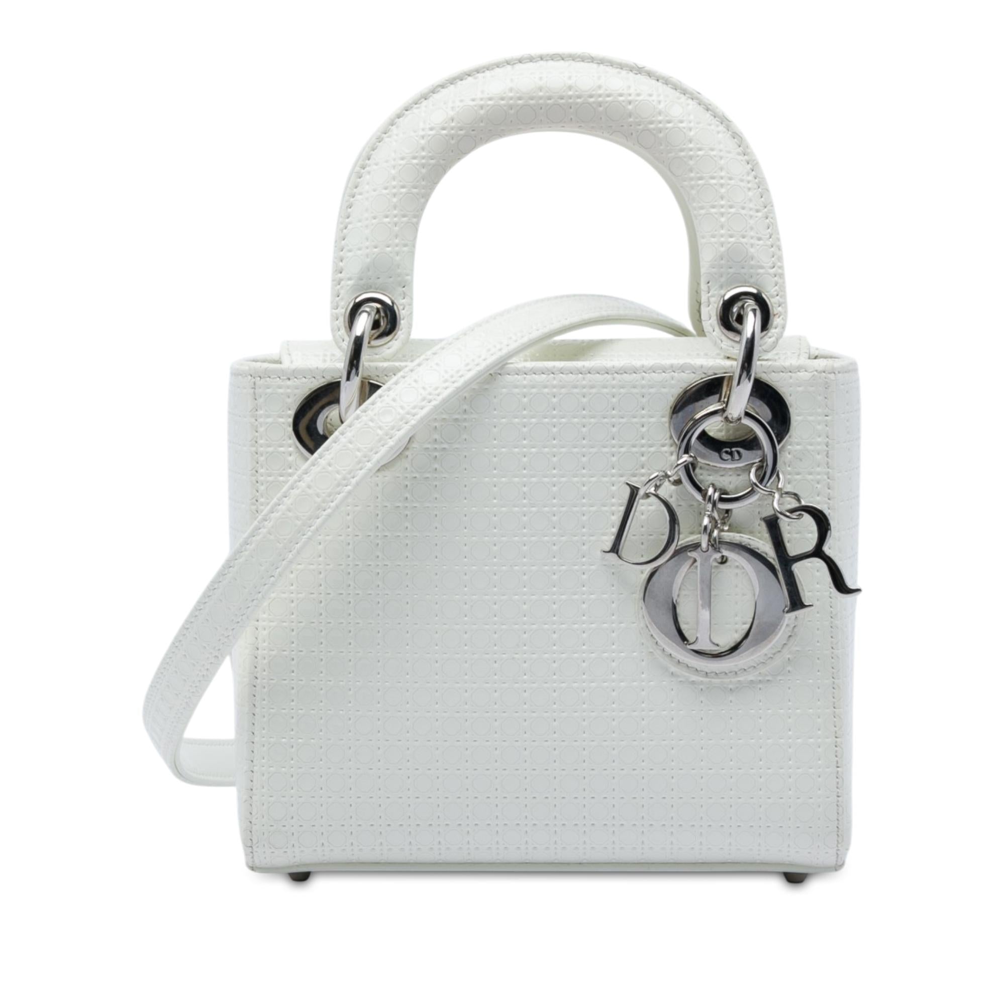 Dior Mini Patent Microcannage Lady Dior