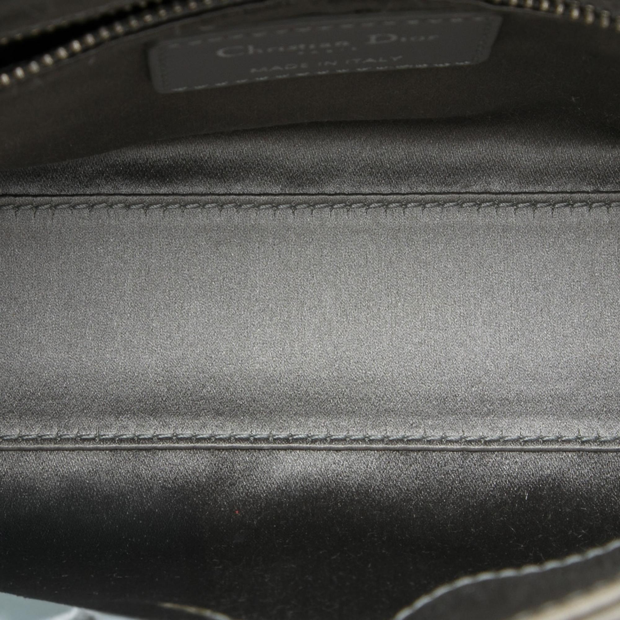 Dior Mini Satin Cannage Crystal Embellished Lady Dior