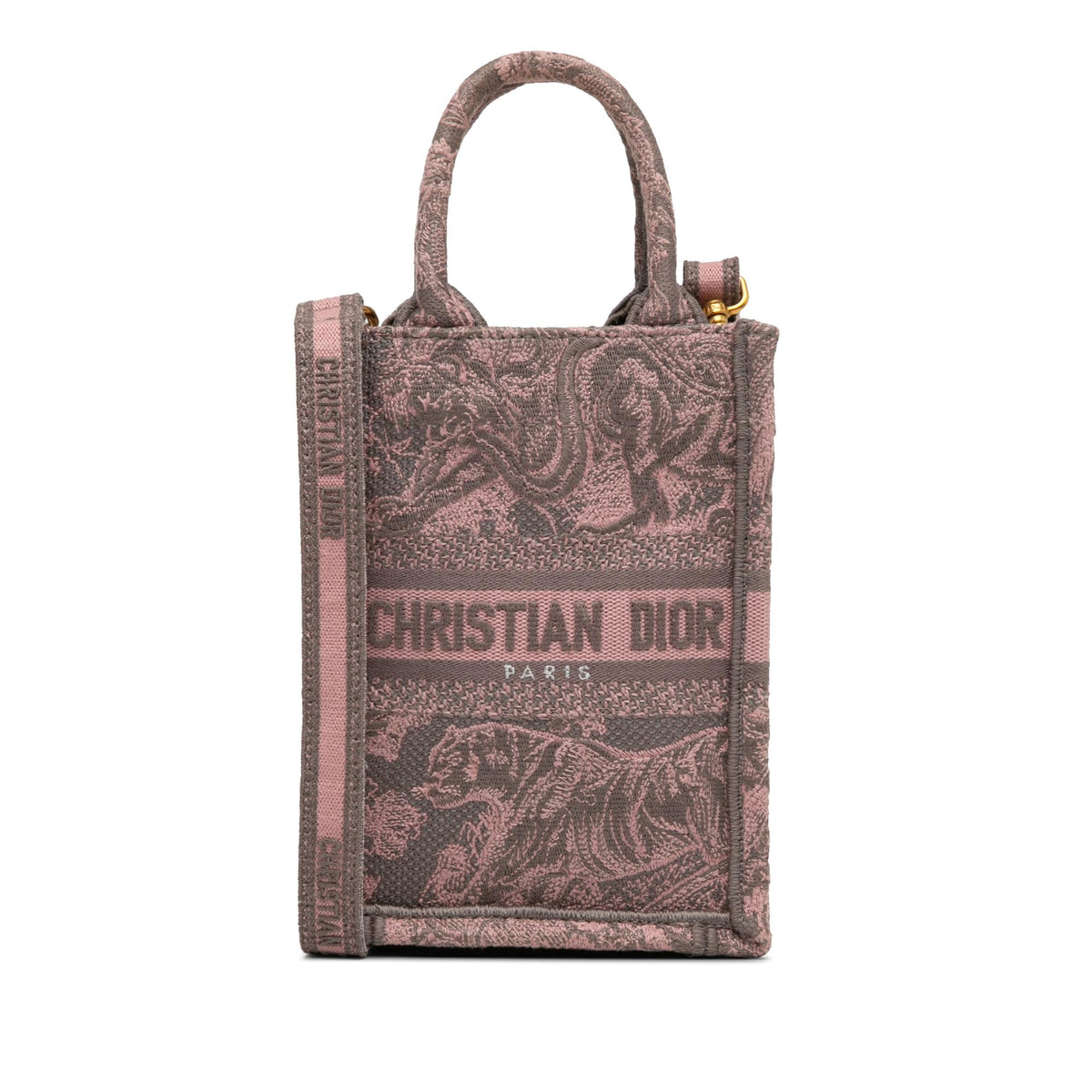 Dior Mini Toile de Jouy Vertical Book Tote