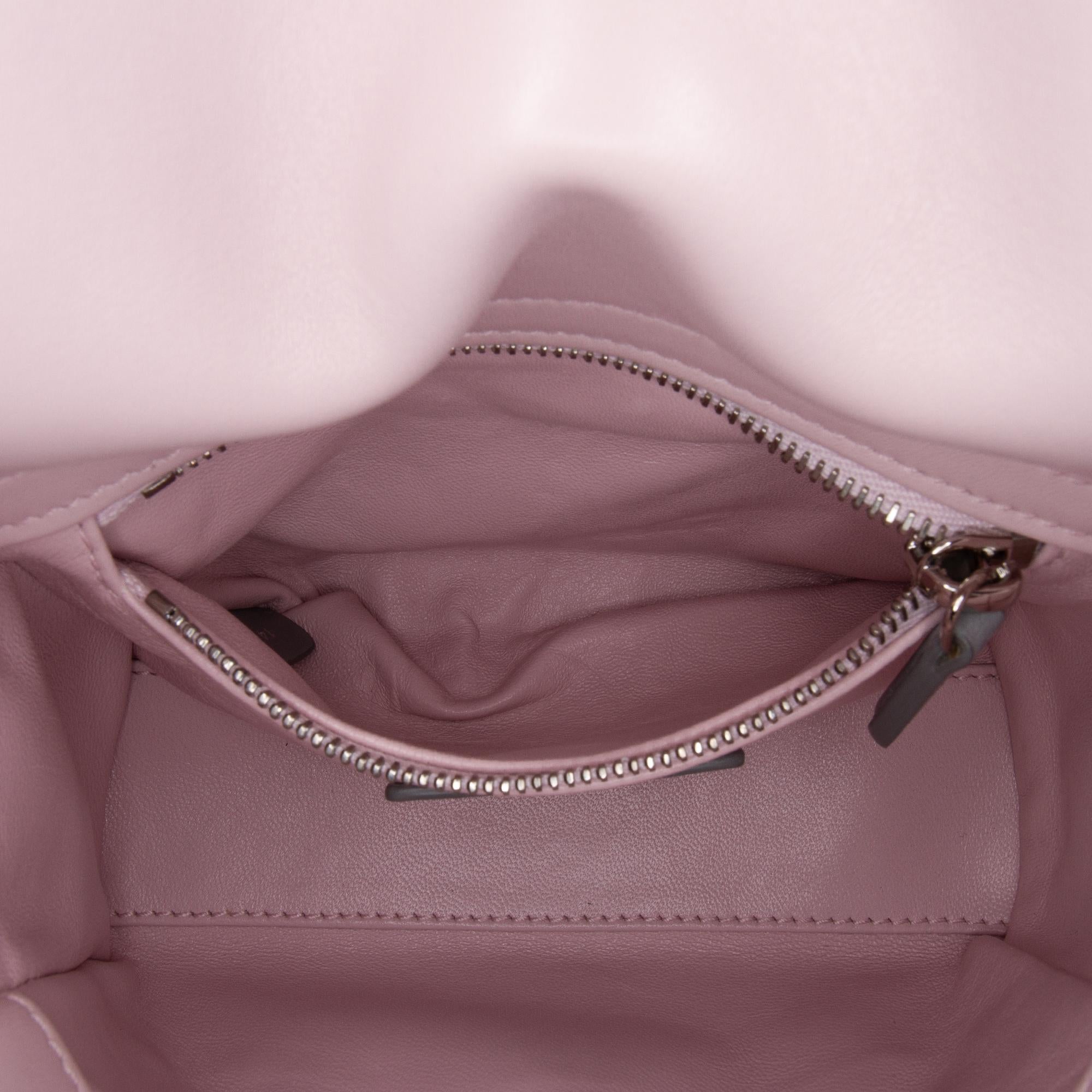 Dior Mini Tricolor Lambskin Cannage Lady Dior