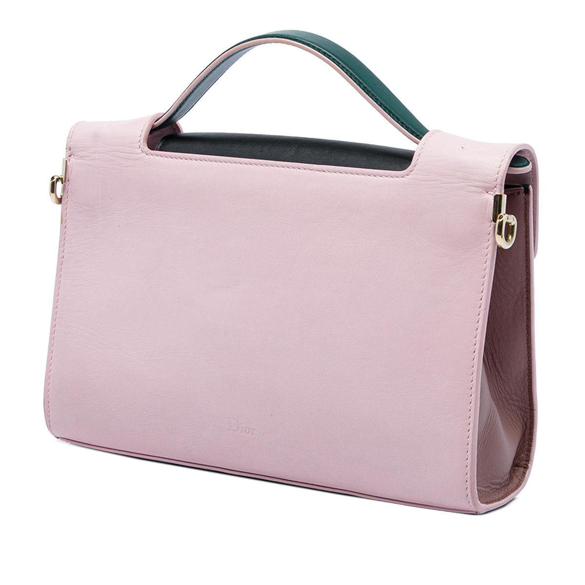 Dior Mini Tricolor Leather Diorever Top Handle Bag
