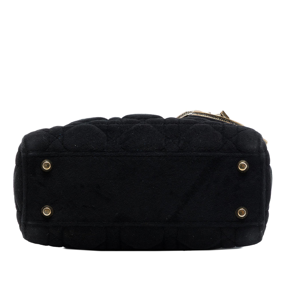 Dior Mini Velvet Cannage Lady Dior