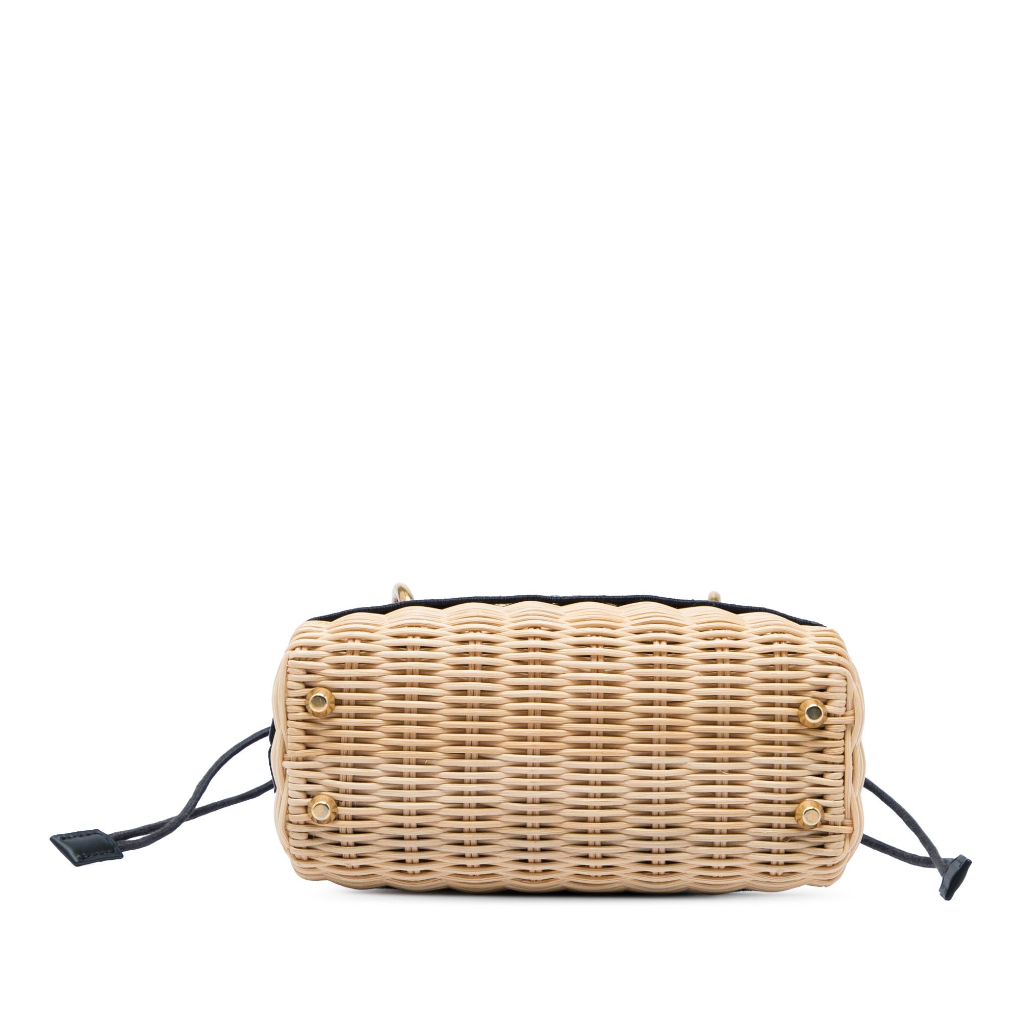 Dior Mini Wicker Oblique Lady Dior