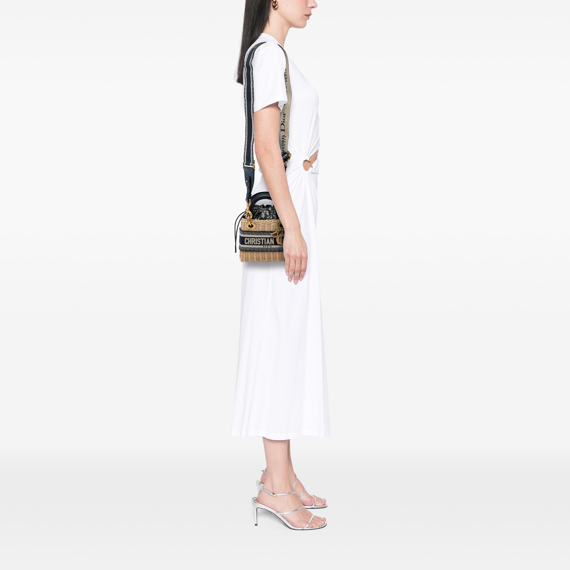 Dior Mini Wicker Oblique Lady Dior