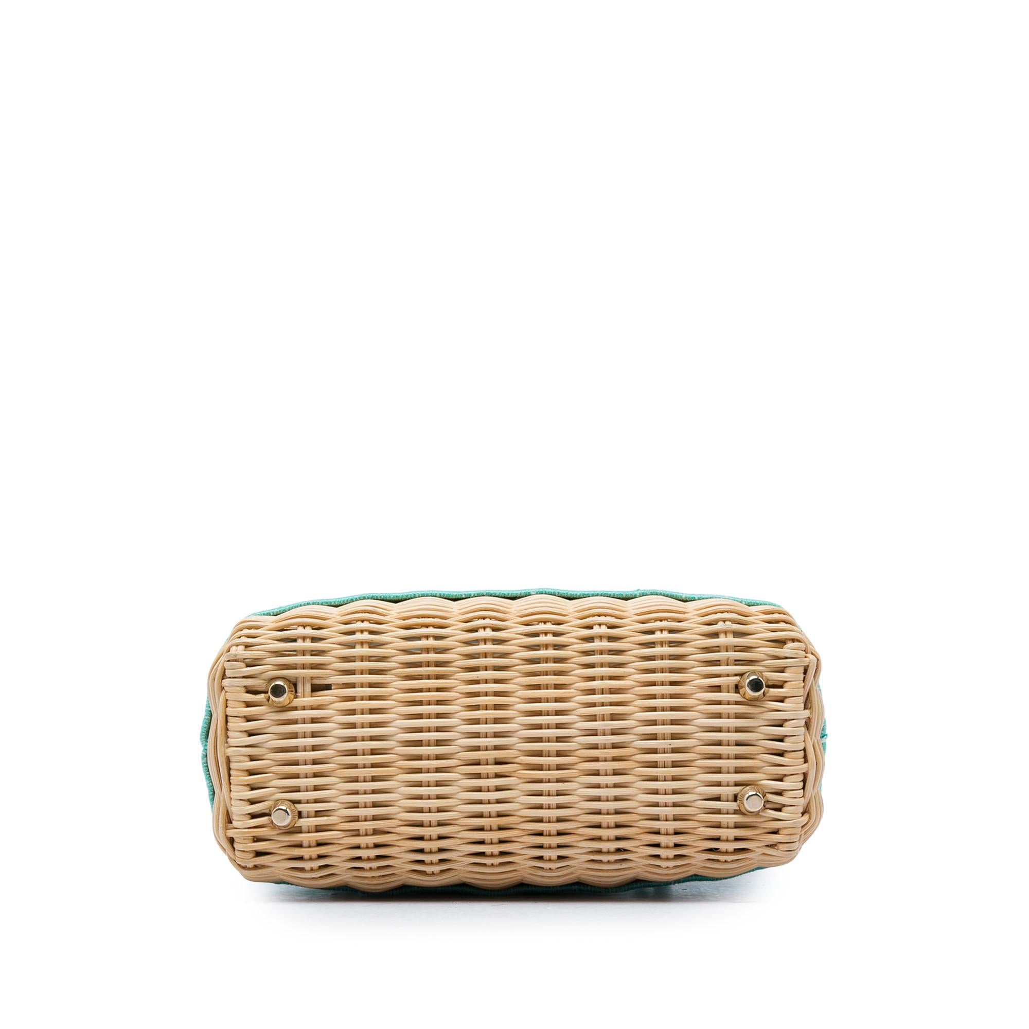 Dior Mini Wicker Toile de Jouy Lady Dior