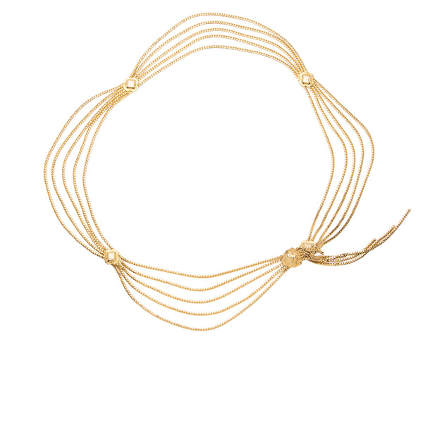 Dior Multistrand Medallion Chain Belt - Size 28 / 71 (SHF-vUvi3N)