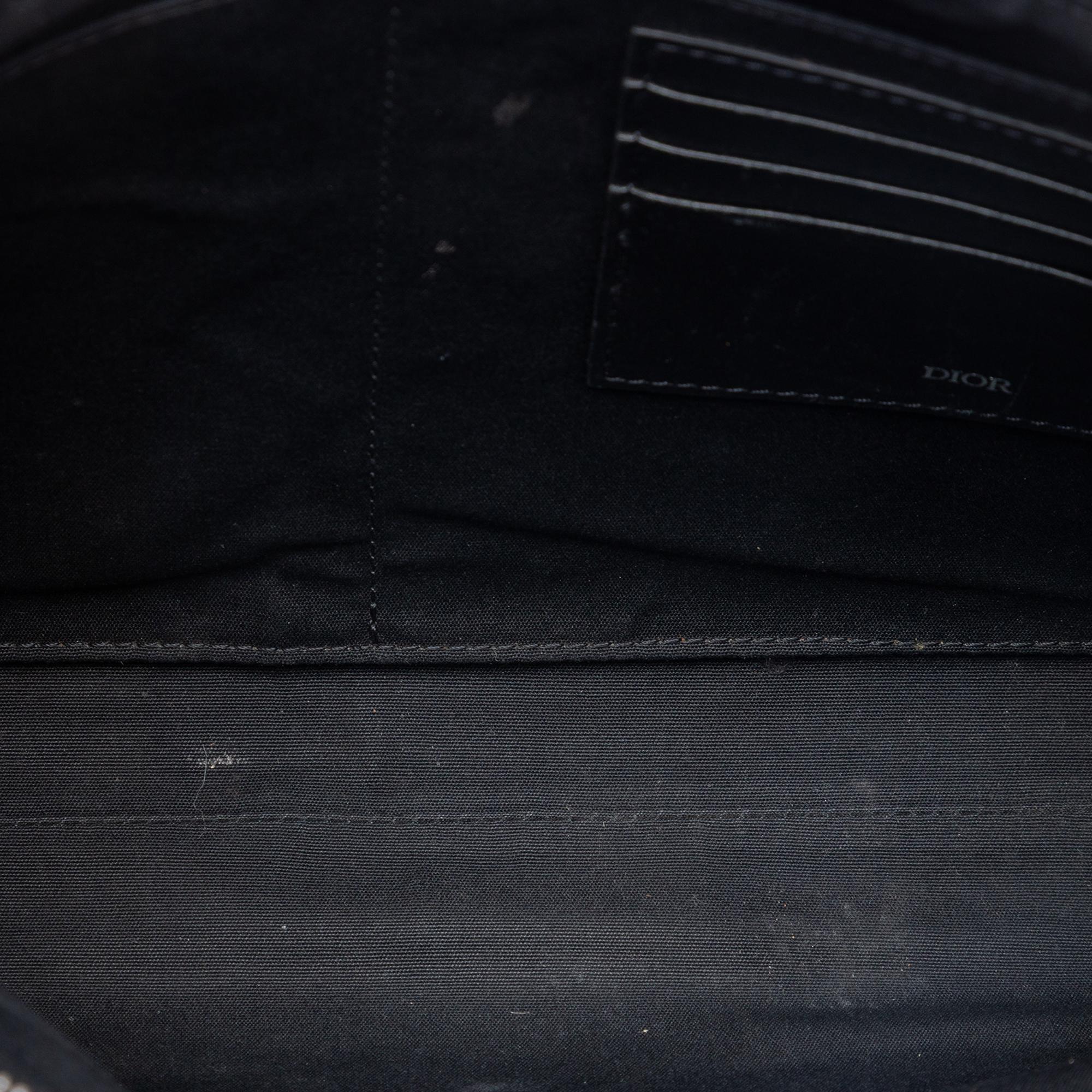 Dior Oblique Canvas A4 Zipped Pouch