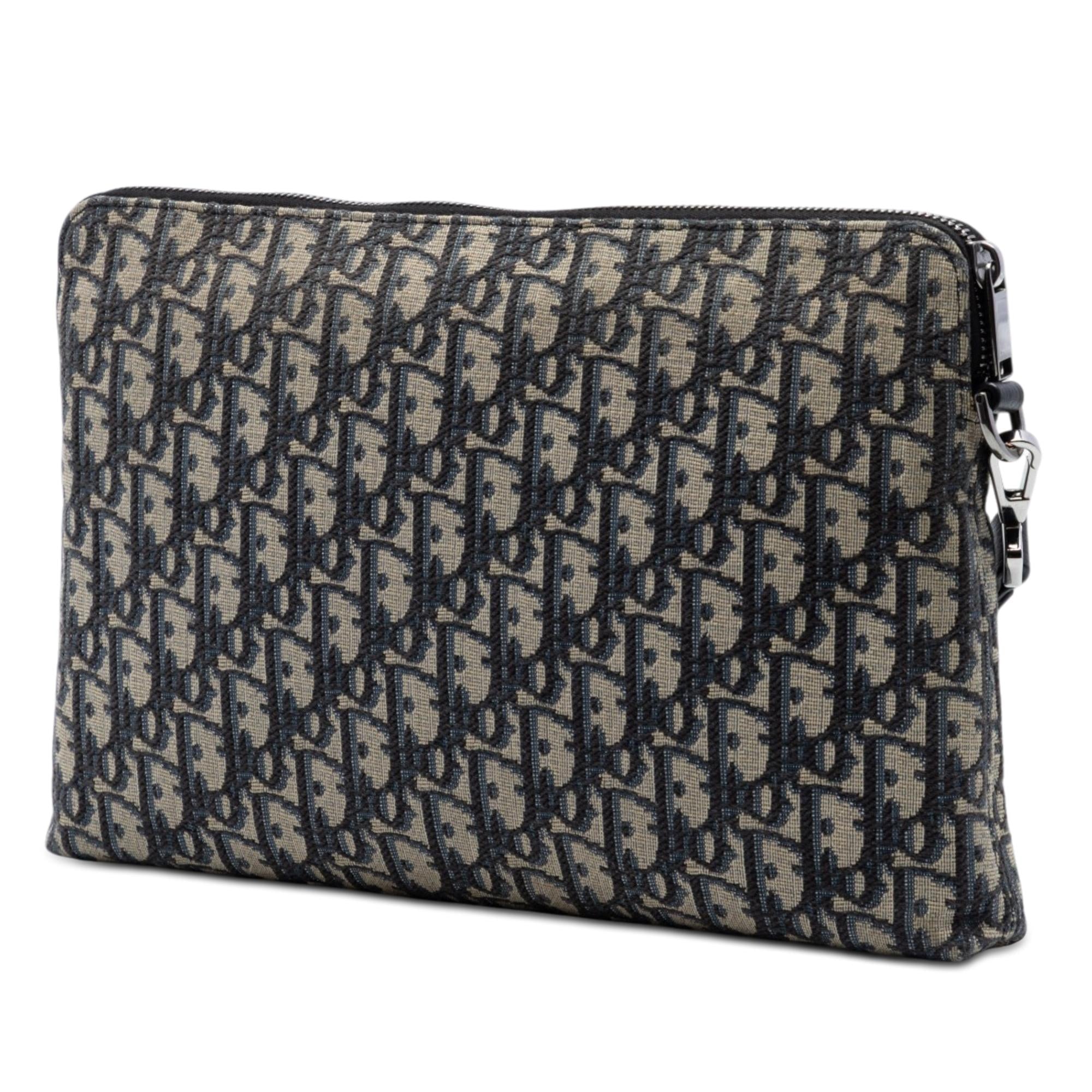Dior Oblique Canvas A4 Zipped Pouch