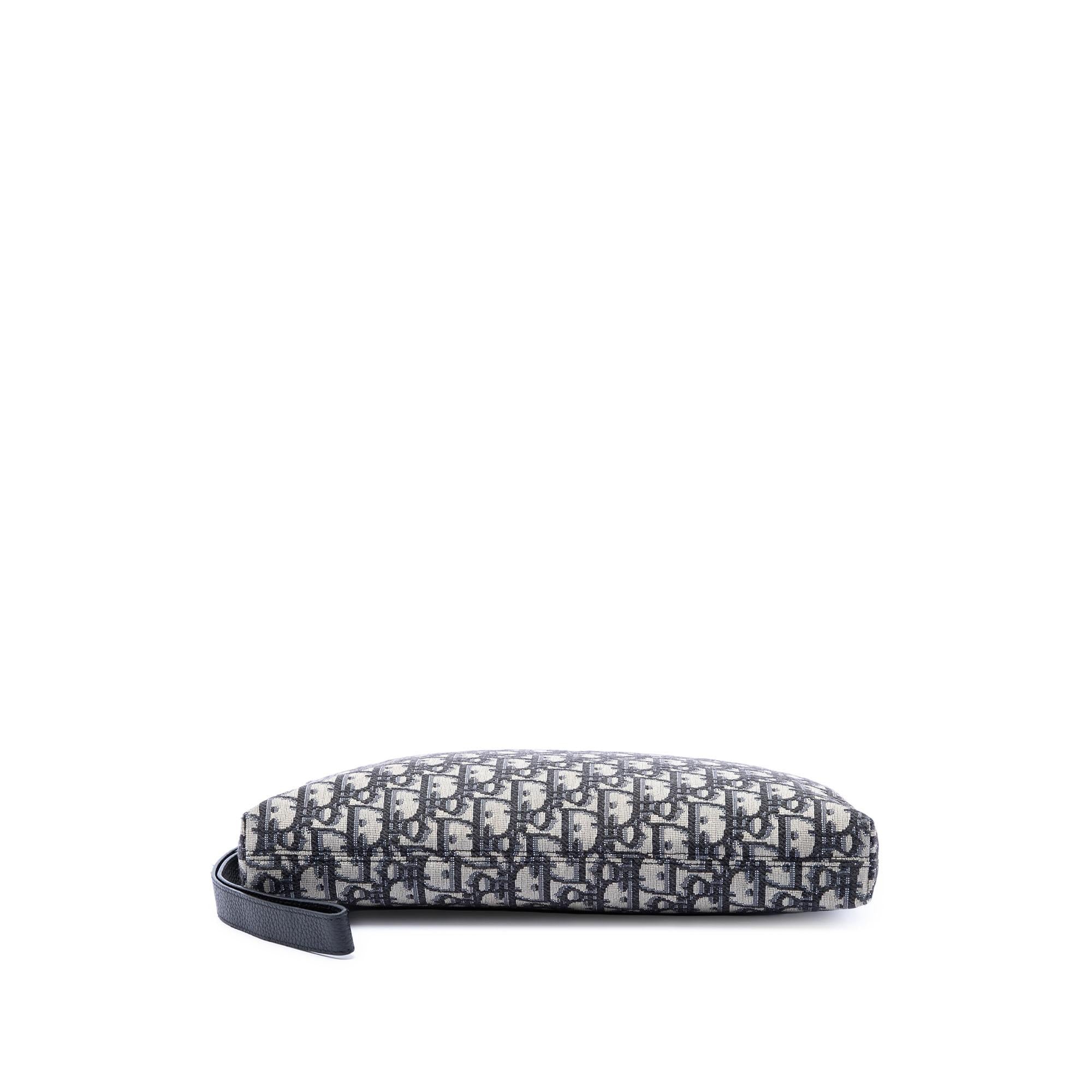 Dior Oblique Canvas A4 Zipped Pouch