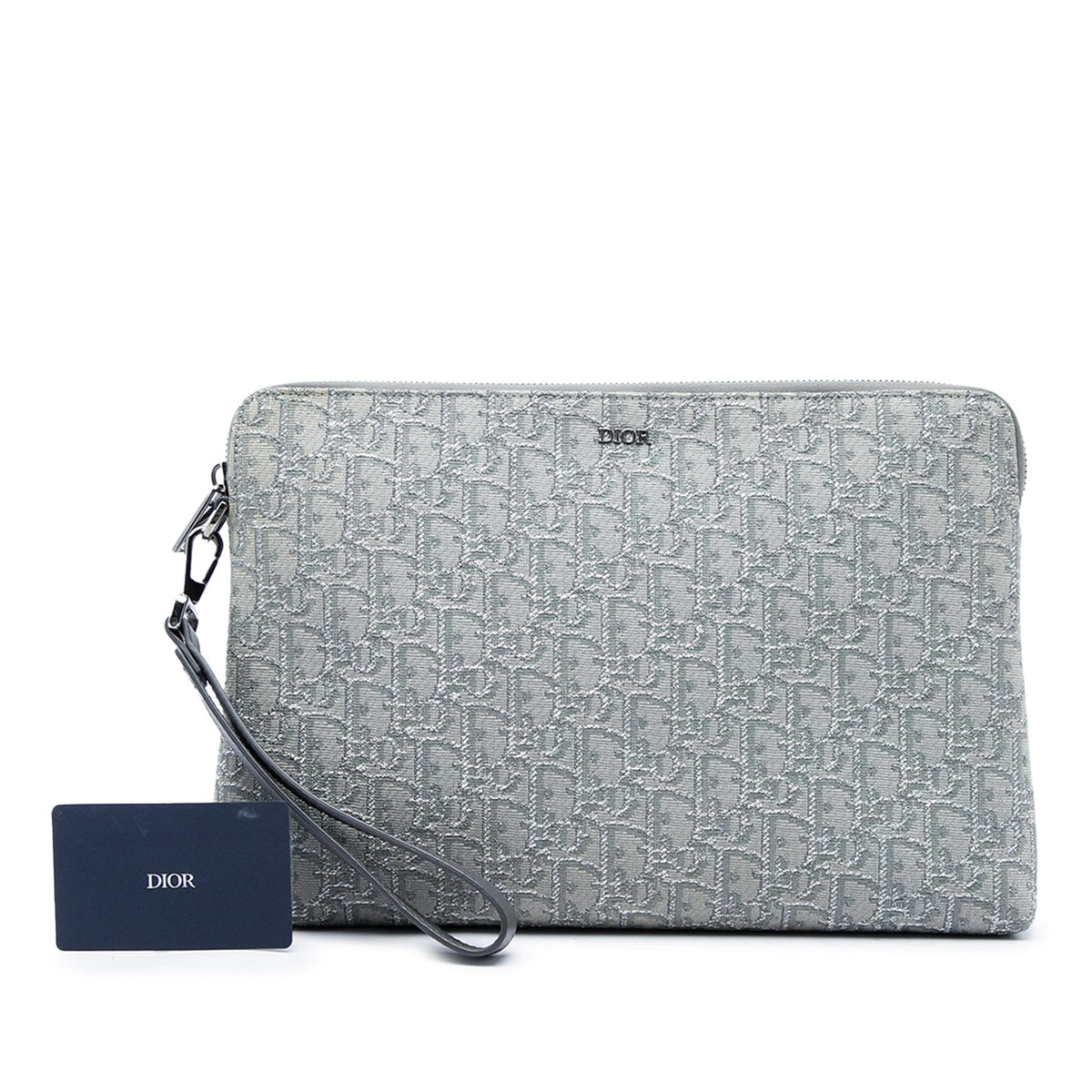 Dior Oblique Canvas A4 Zipped Pouch