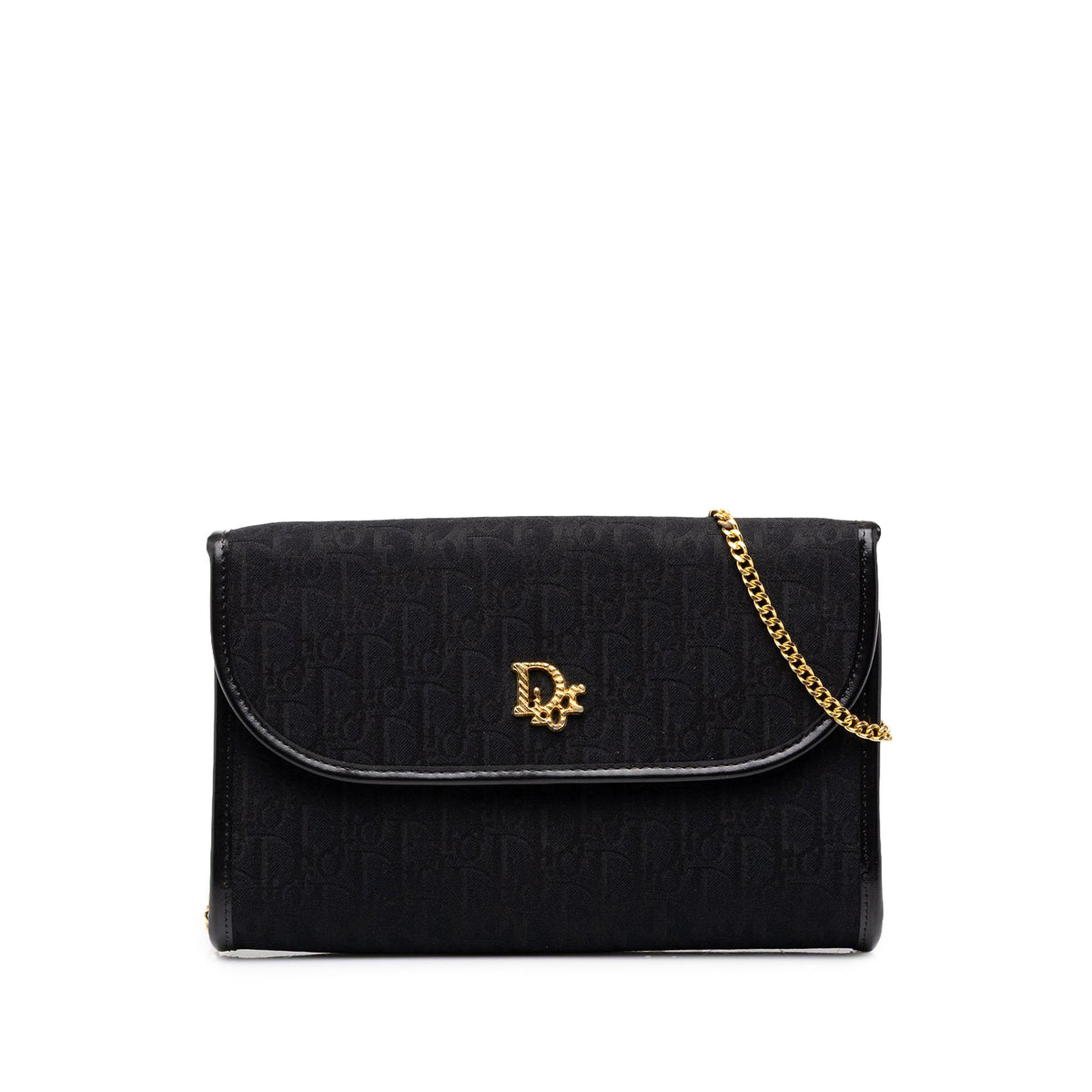 Dior Oblique Canvas Chain Shoulder Bag