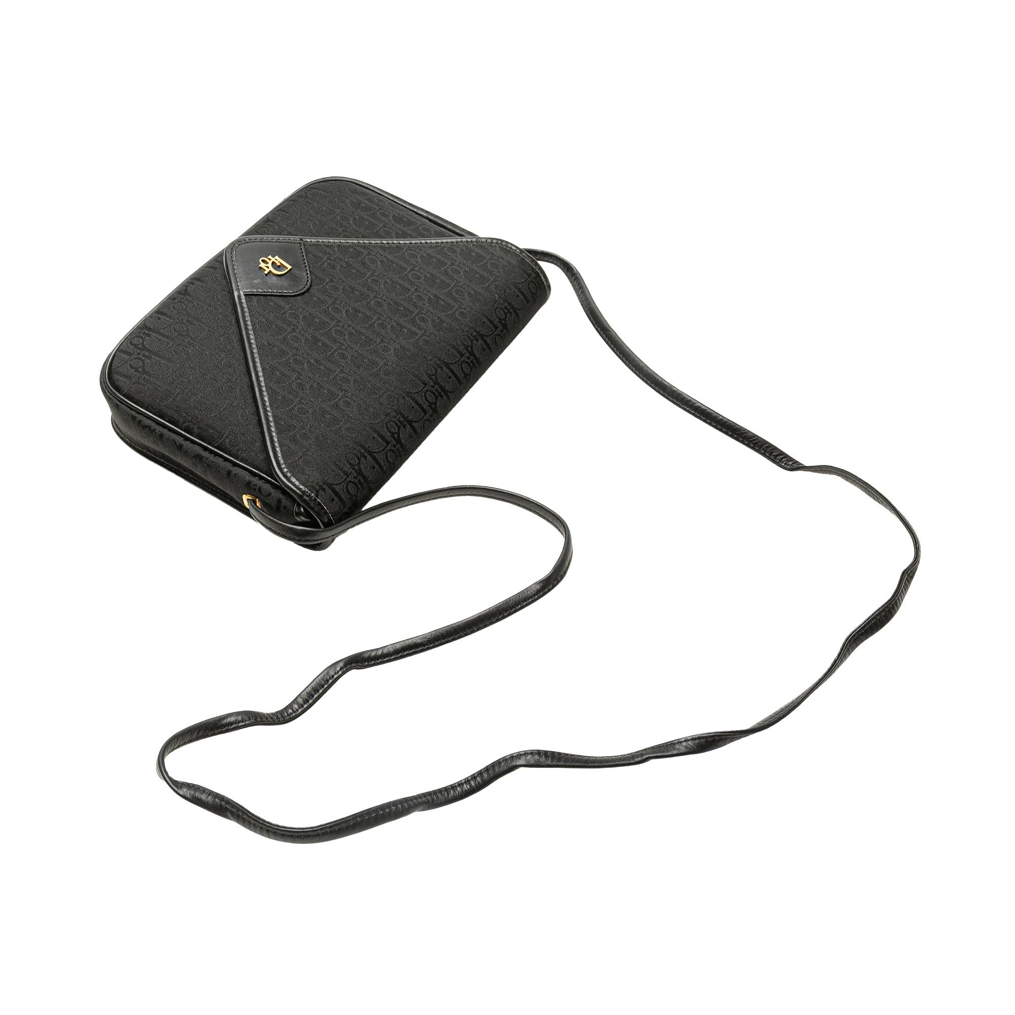 Dior Oblique Canvas Flap Crossbody