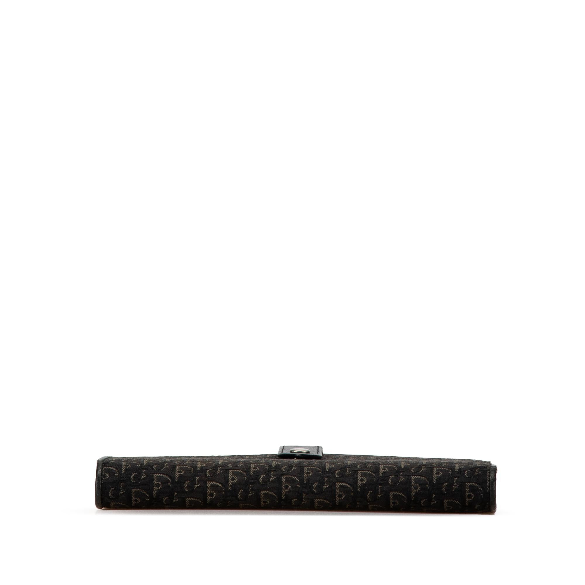 Dior Oblique Canvas French Long Wallet