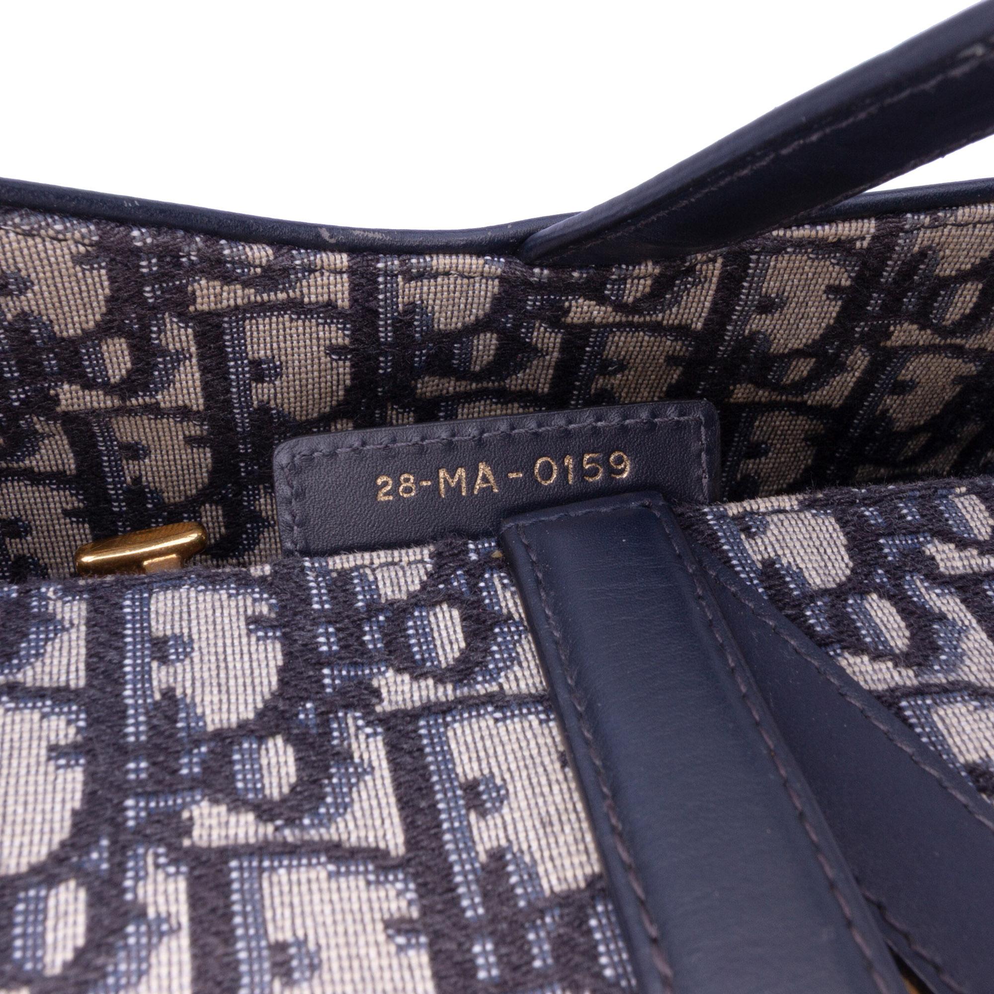 Dior Oblique Canvas Saddle Bag