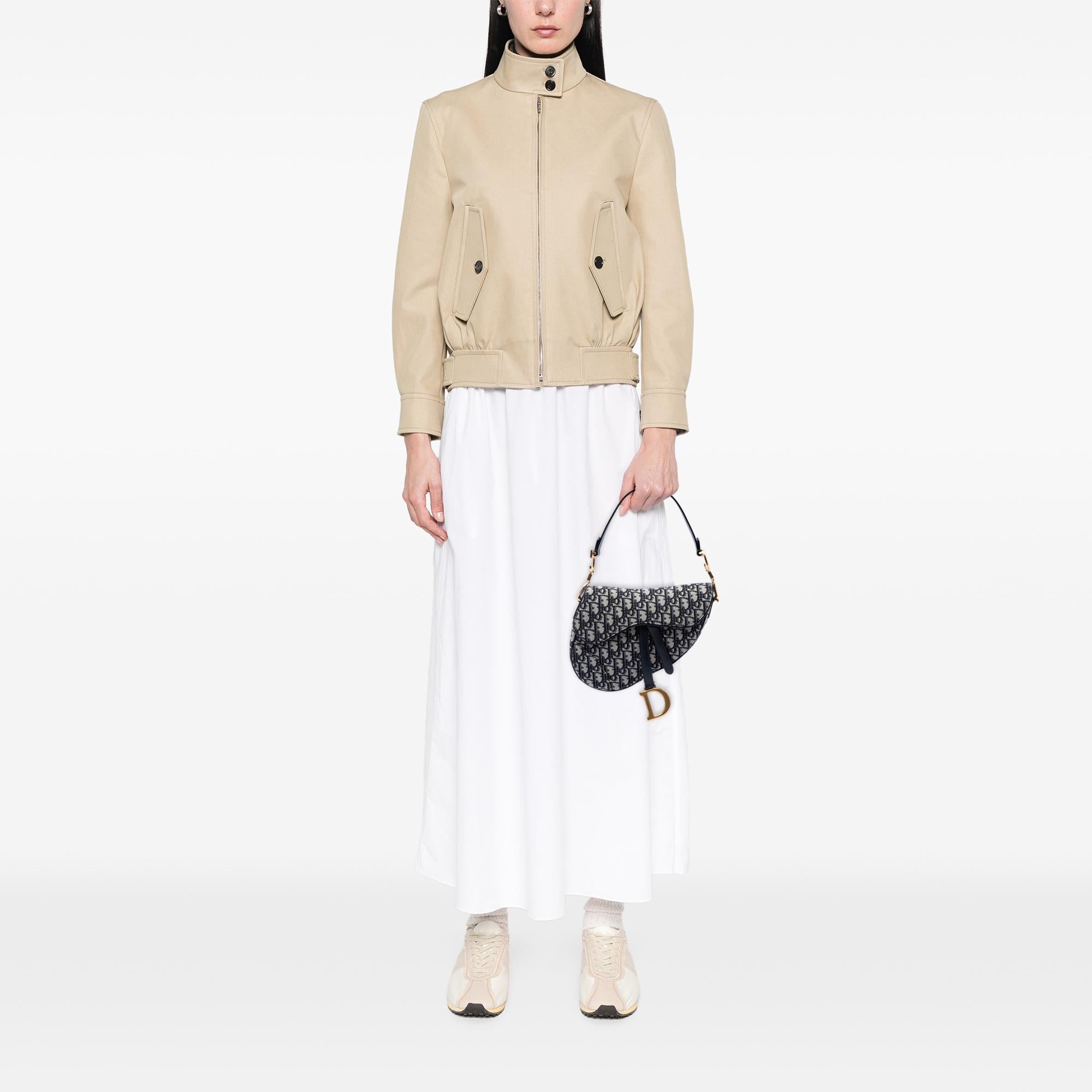 Dior Oblique Canvas Saddle Bag