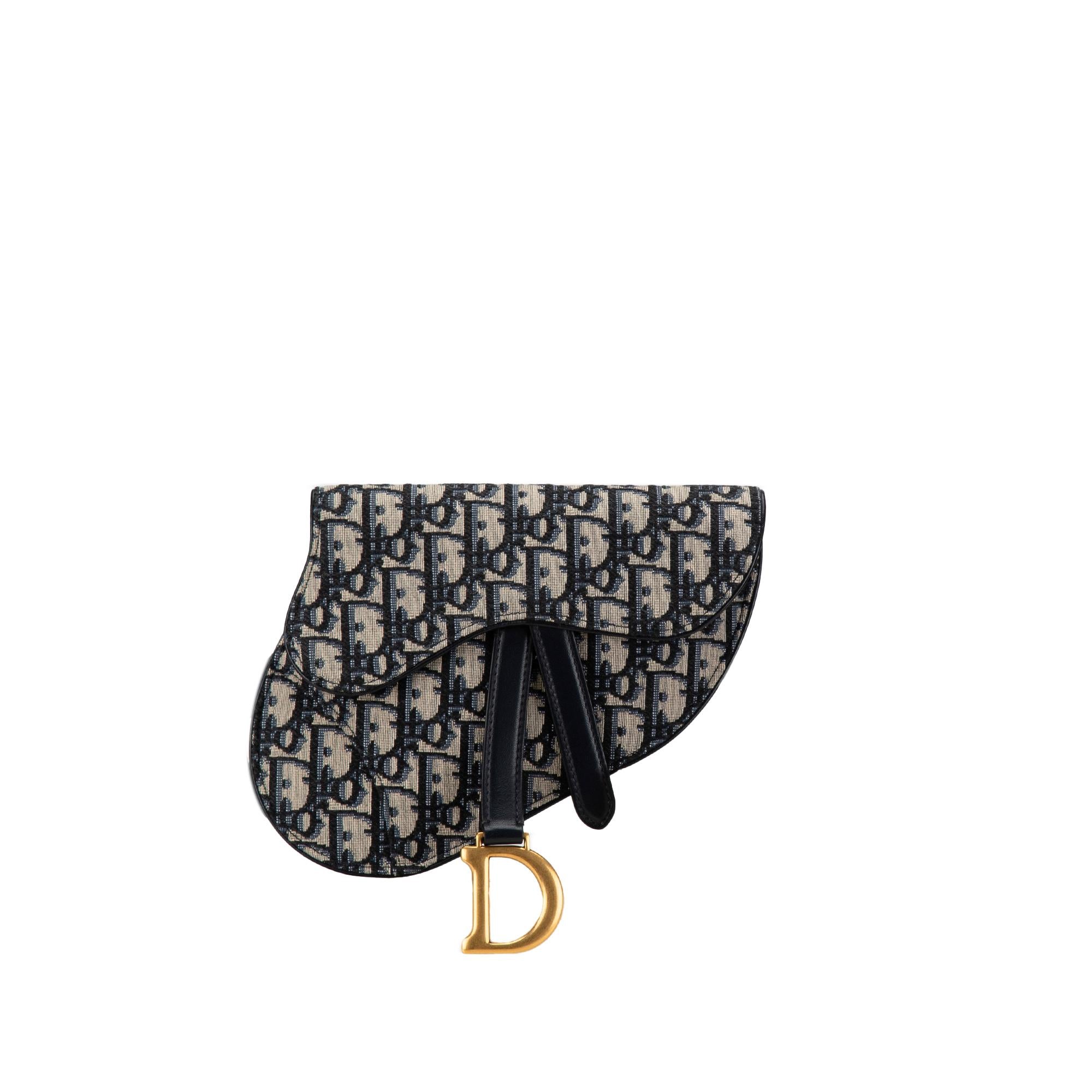 Dior Oblique Canvas Saddle Belt Bag