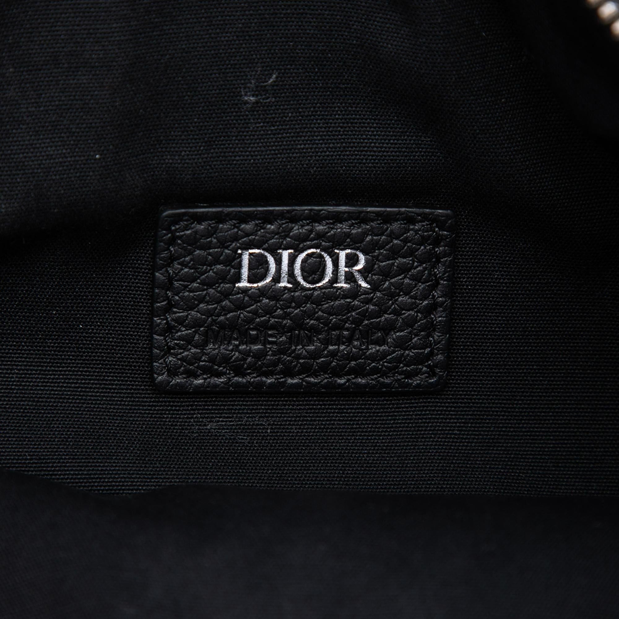 Dior Oblique Canvas Saddle Crossbody
