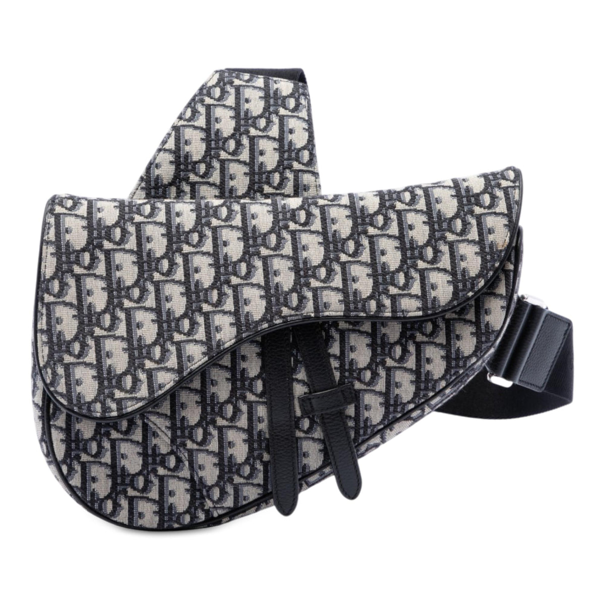 Dior Oblique Canvas Saddle Crossbody