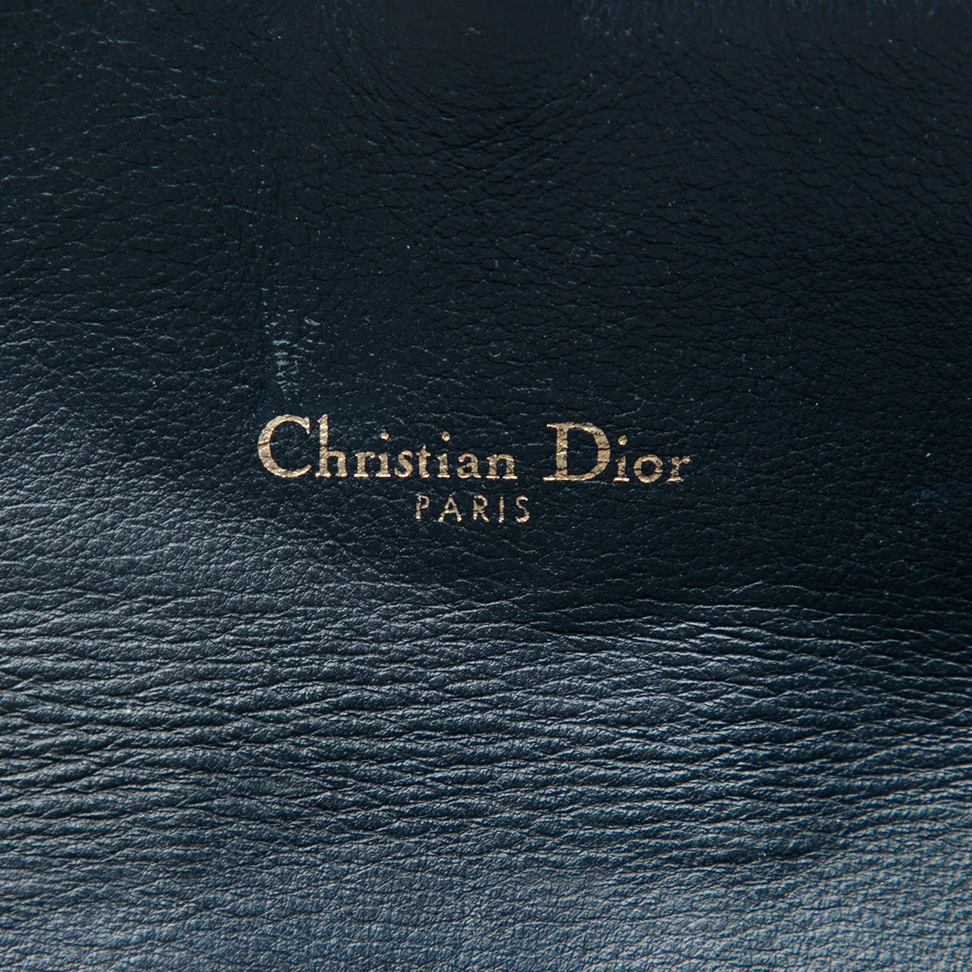 Dior Oblique Canvas Saddle Wallet On Chain