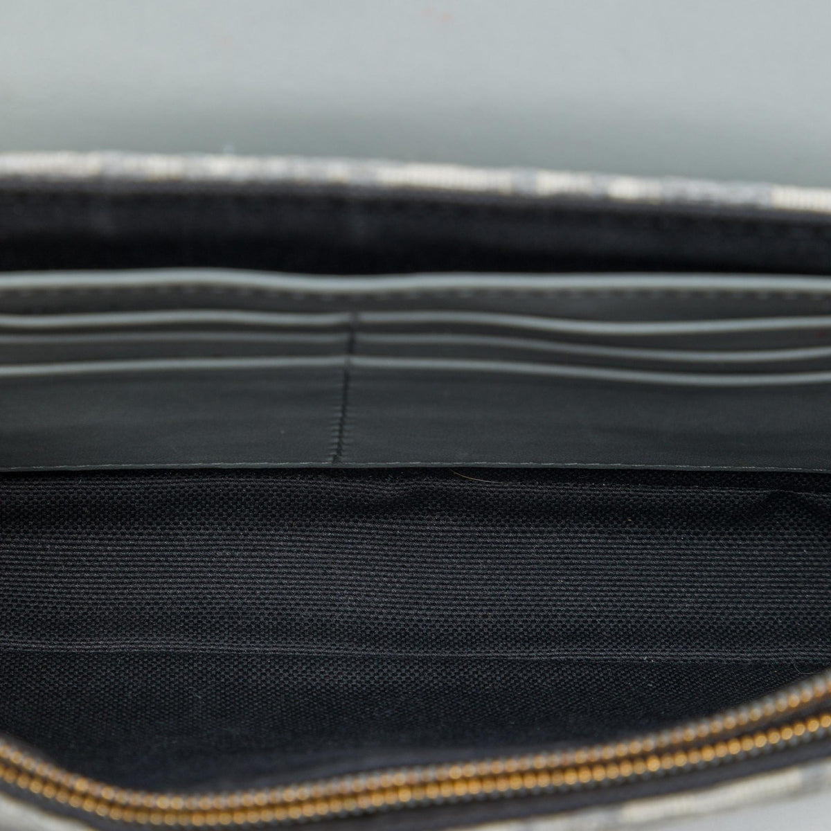 Dior Oblique Canvas Saddle Wallet On Chain