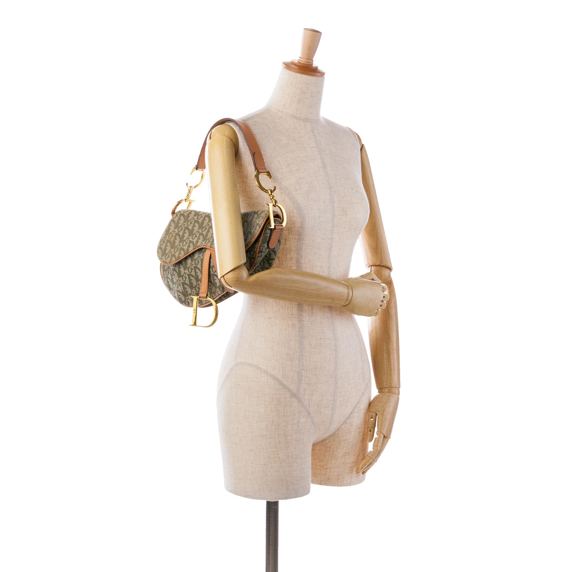 Dior Oblique Canvas Saddle (SHG-DgYOUt)