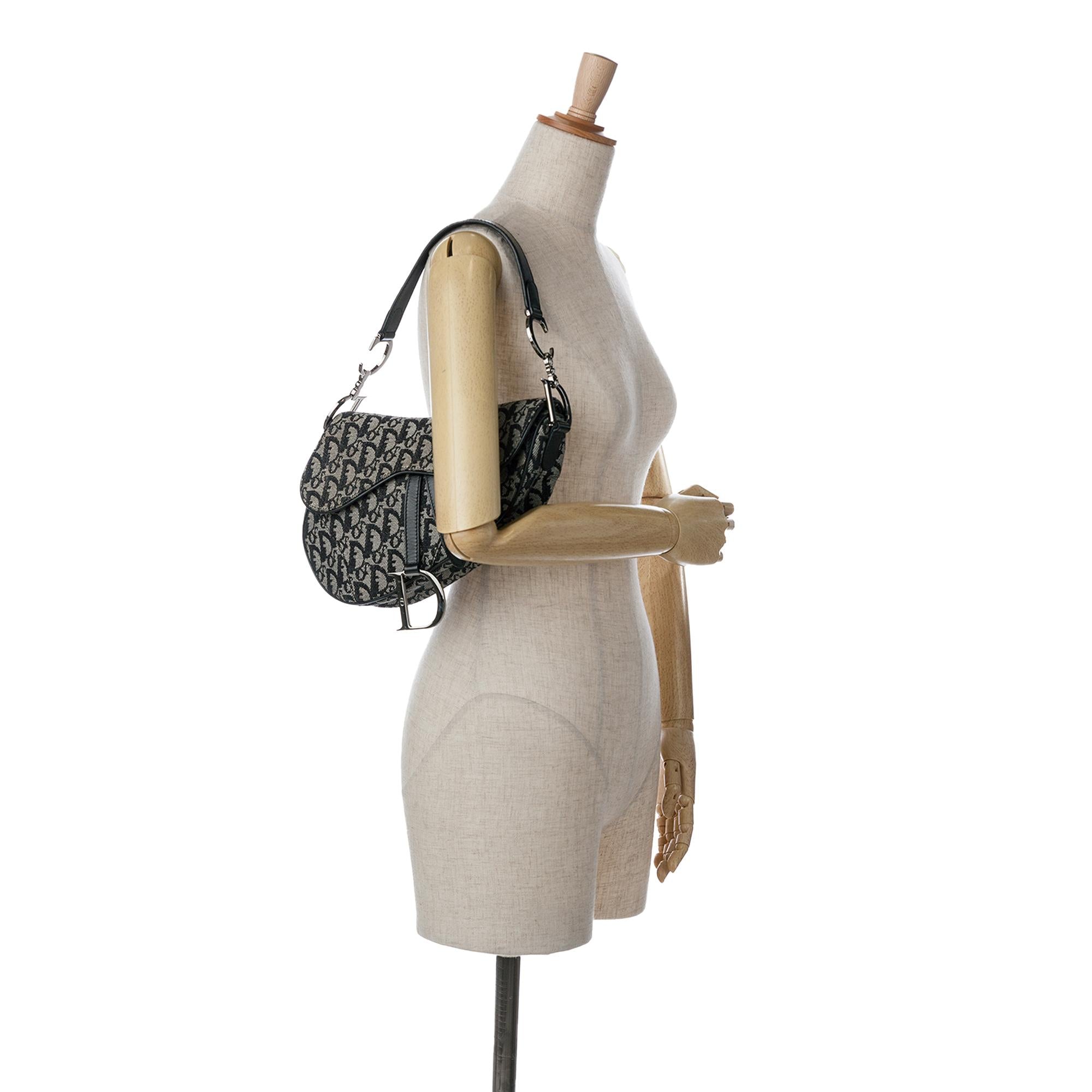 Dior Oblique Canvas Saddle (SHG-4Ylzsd)