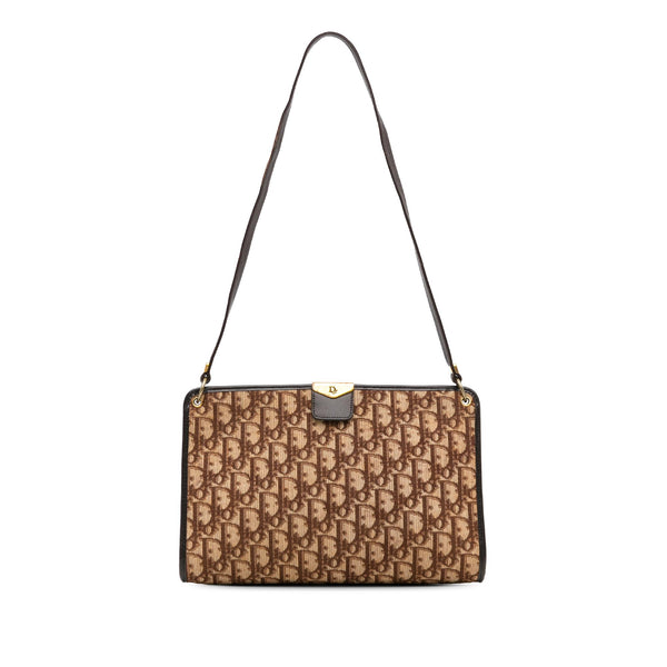 Dior Oblique Canvas Shoulder Bag (SHG-0lIRMJ)