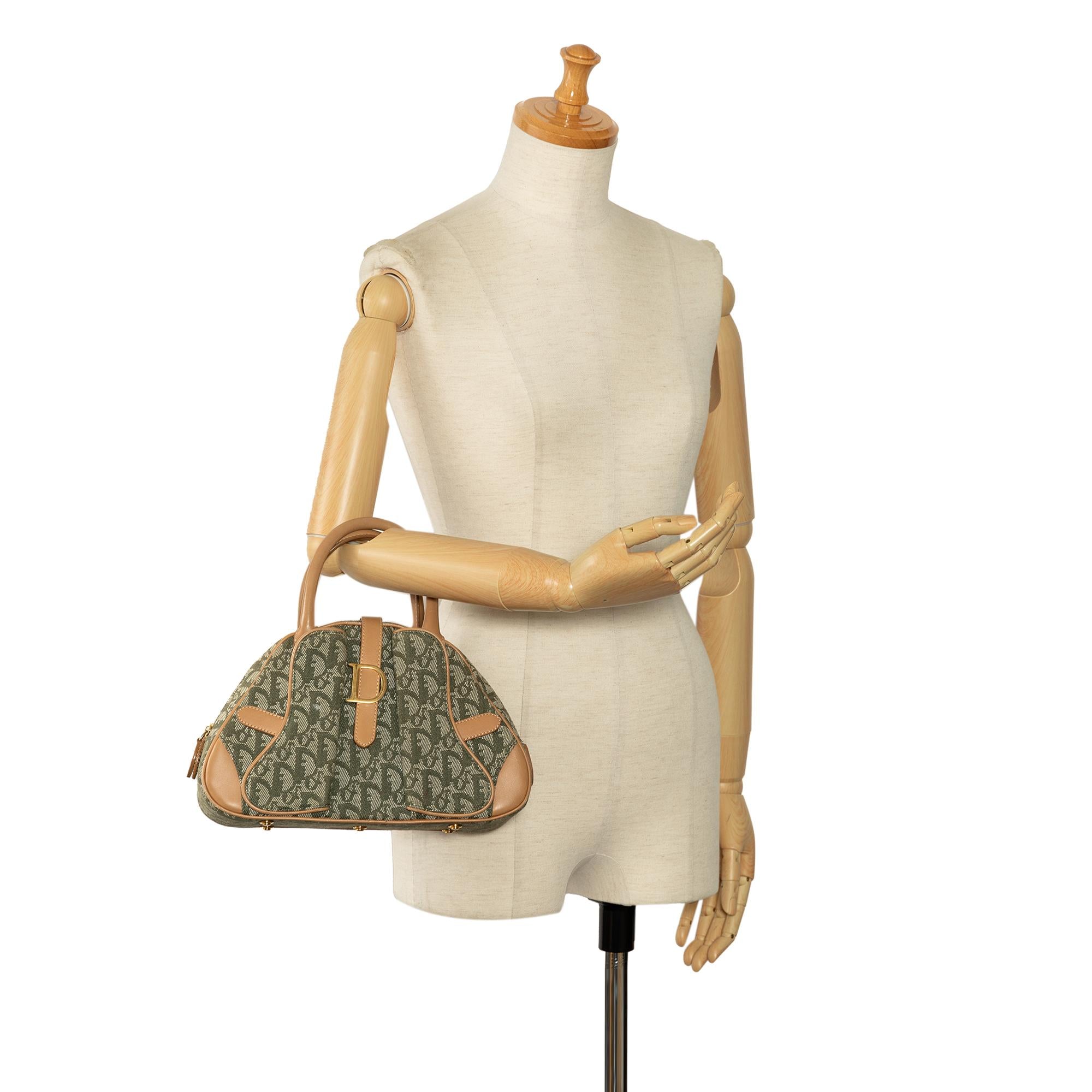 Dior Oblique Double Saddle Bowler (SHG-dwE4WY)