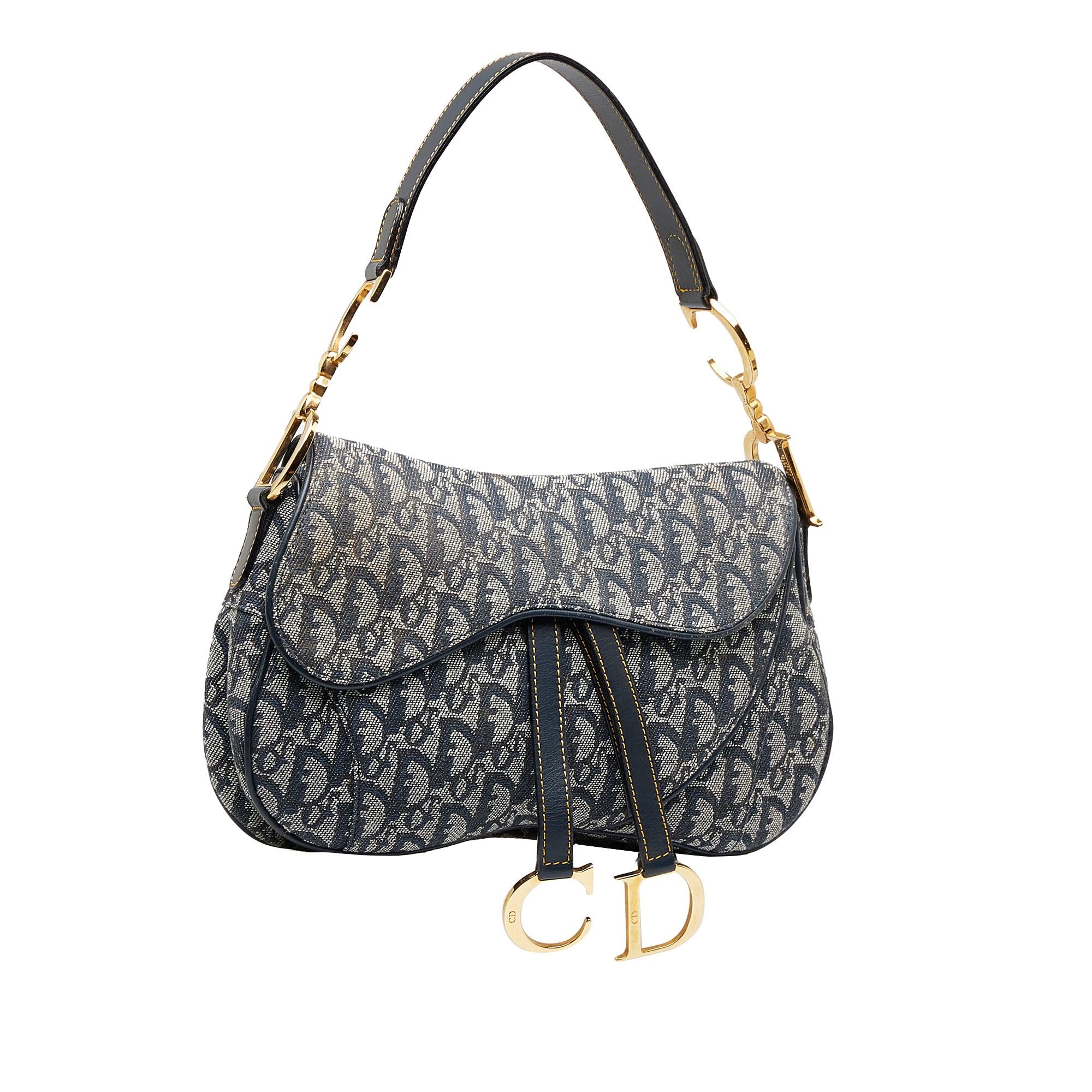 Dior Oblique Double Saddle (SHG-ljxD0O)