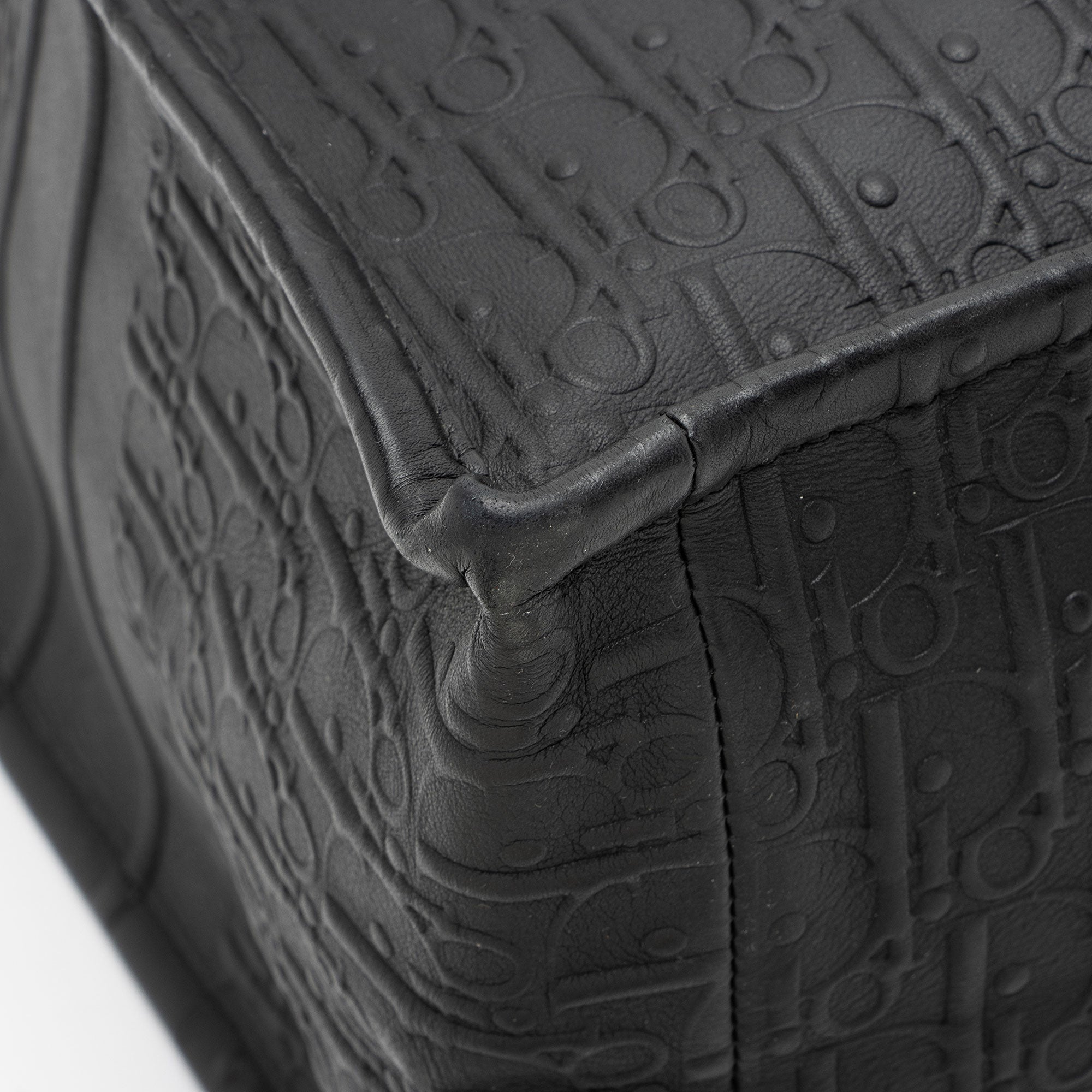 Dior Oblique Embossed Calfskin Large Book Tote