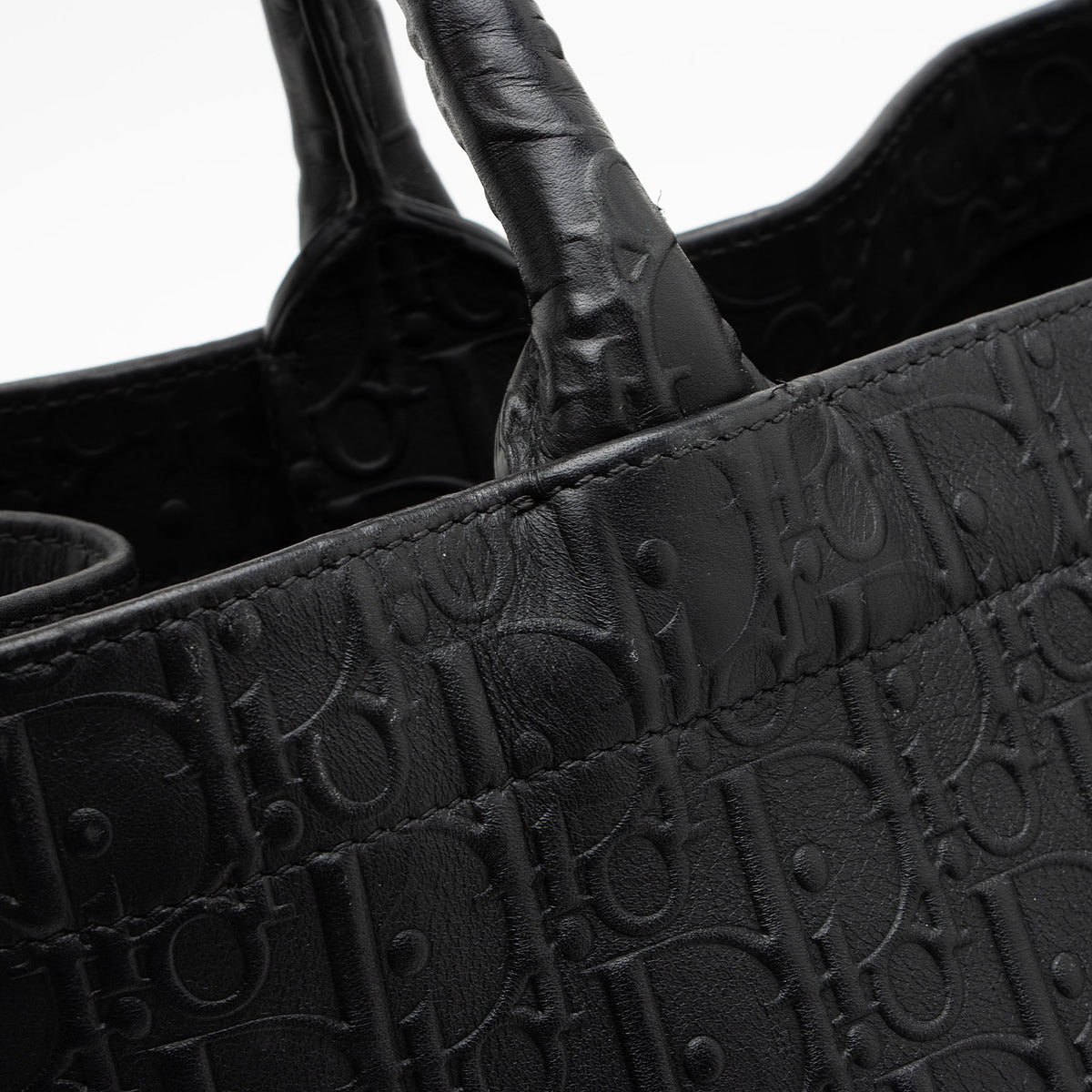 Dior Oblique Embossed Calfskin Large Book Tote