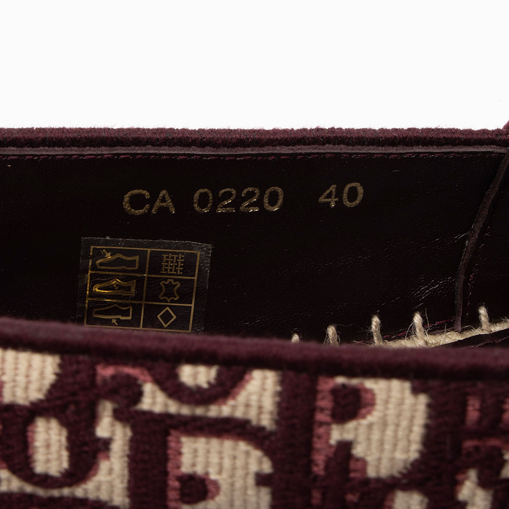 Dior Oblique Espadrilles - Size 10 / 40