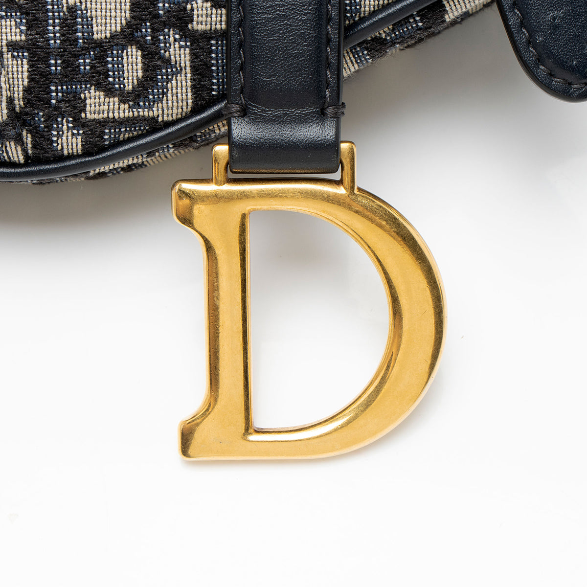 Dior Oblique Mini Saddle Bag with Strap