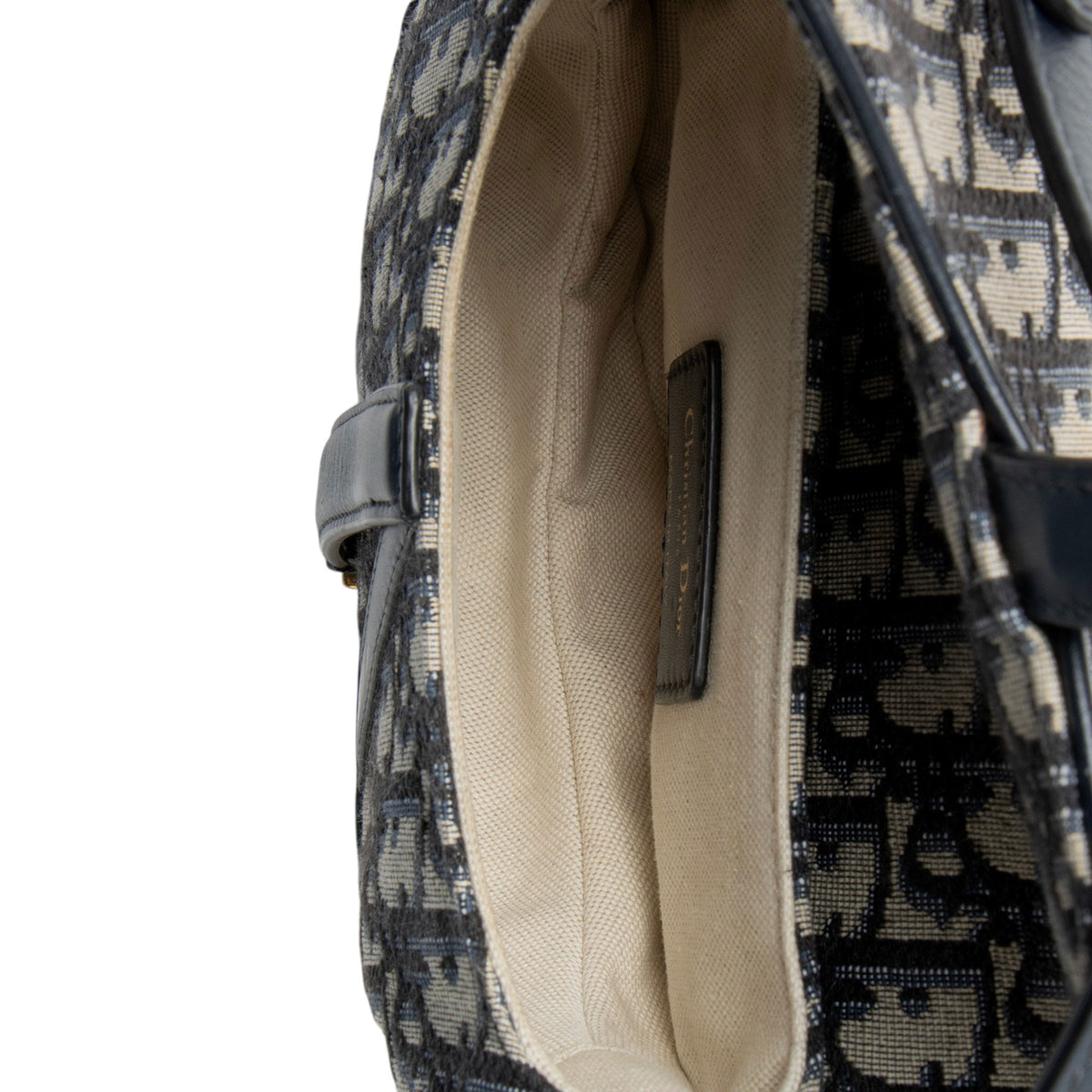 Dior Oblique Mini Saddle Bag with Strap