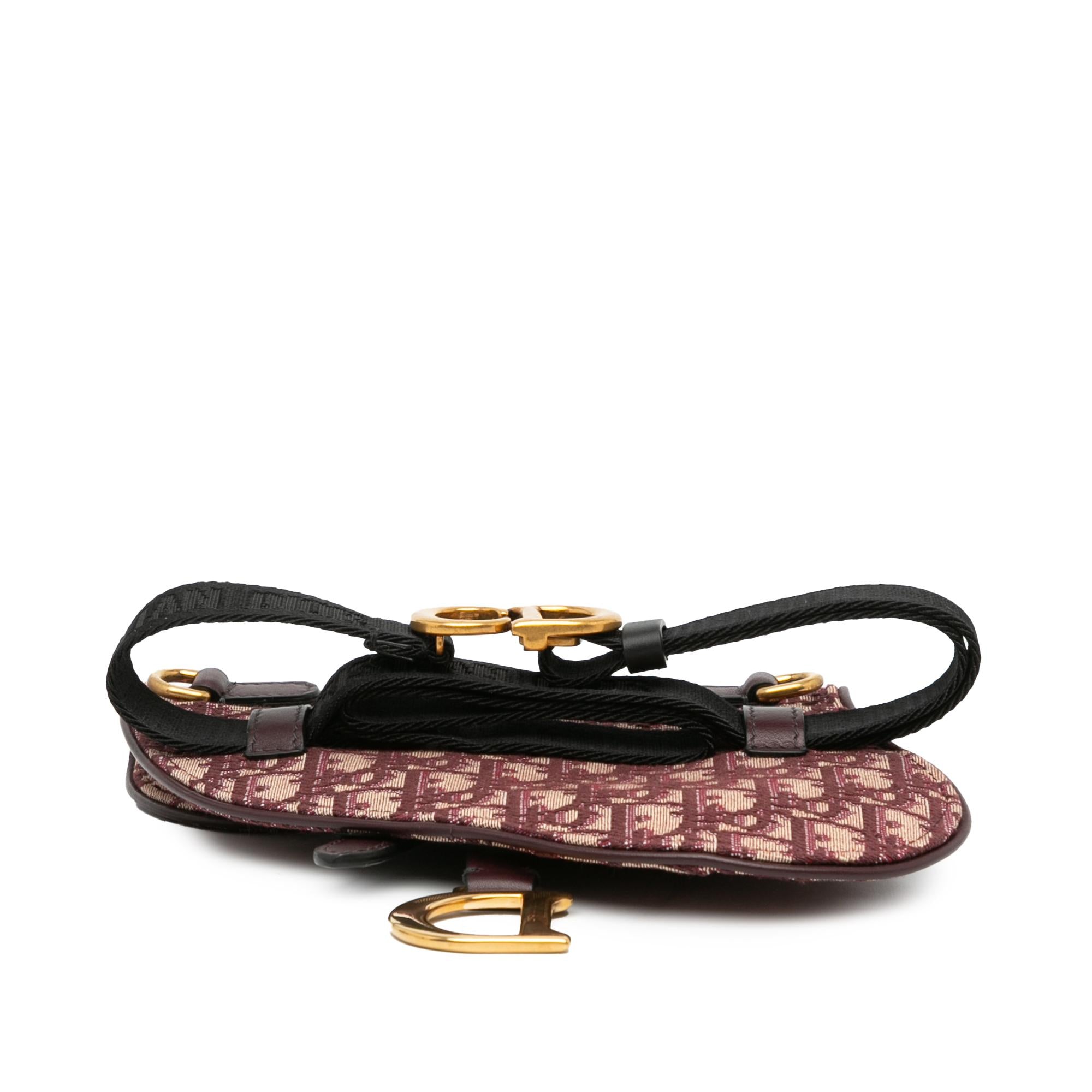 Dior Oblique Saddle Belt Bag