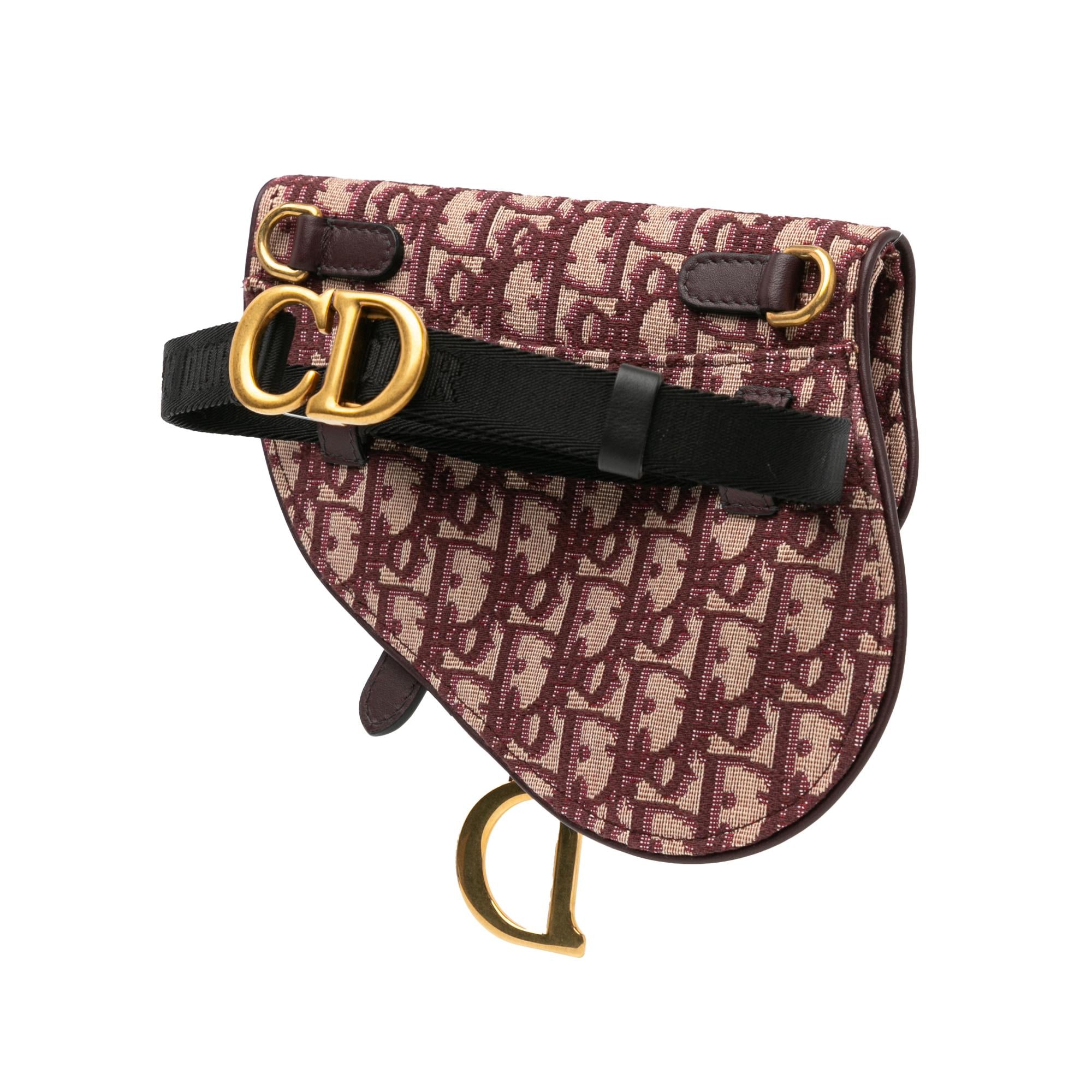 Dior Oblique Saddle Belt Bag