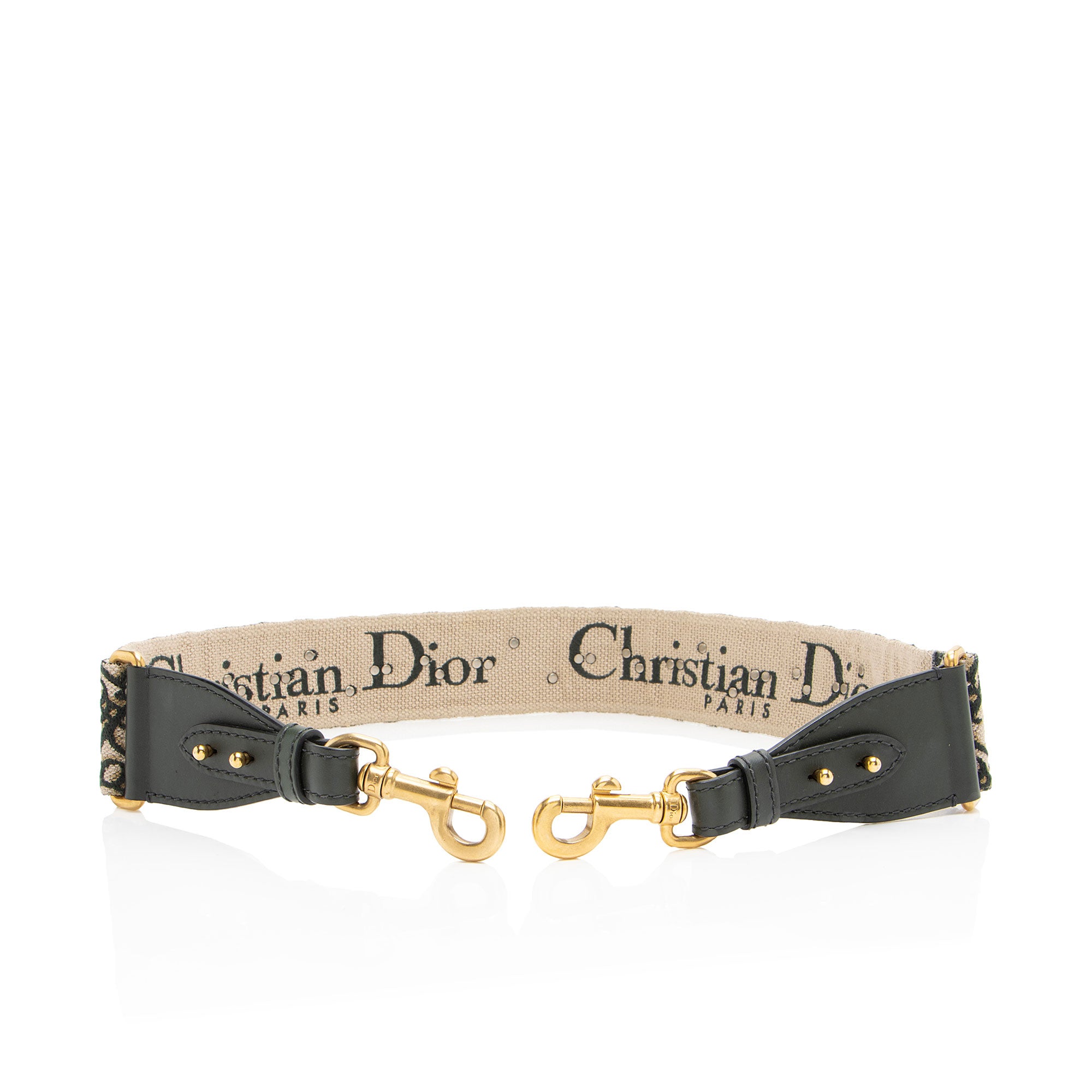 Dior Oblique Studded Shoulder Strap