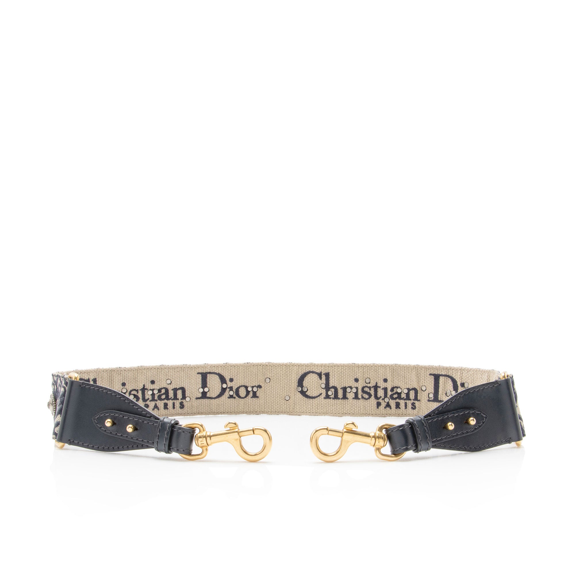 Dior Oblique Studded Shoulder Strap