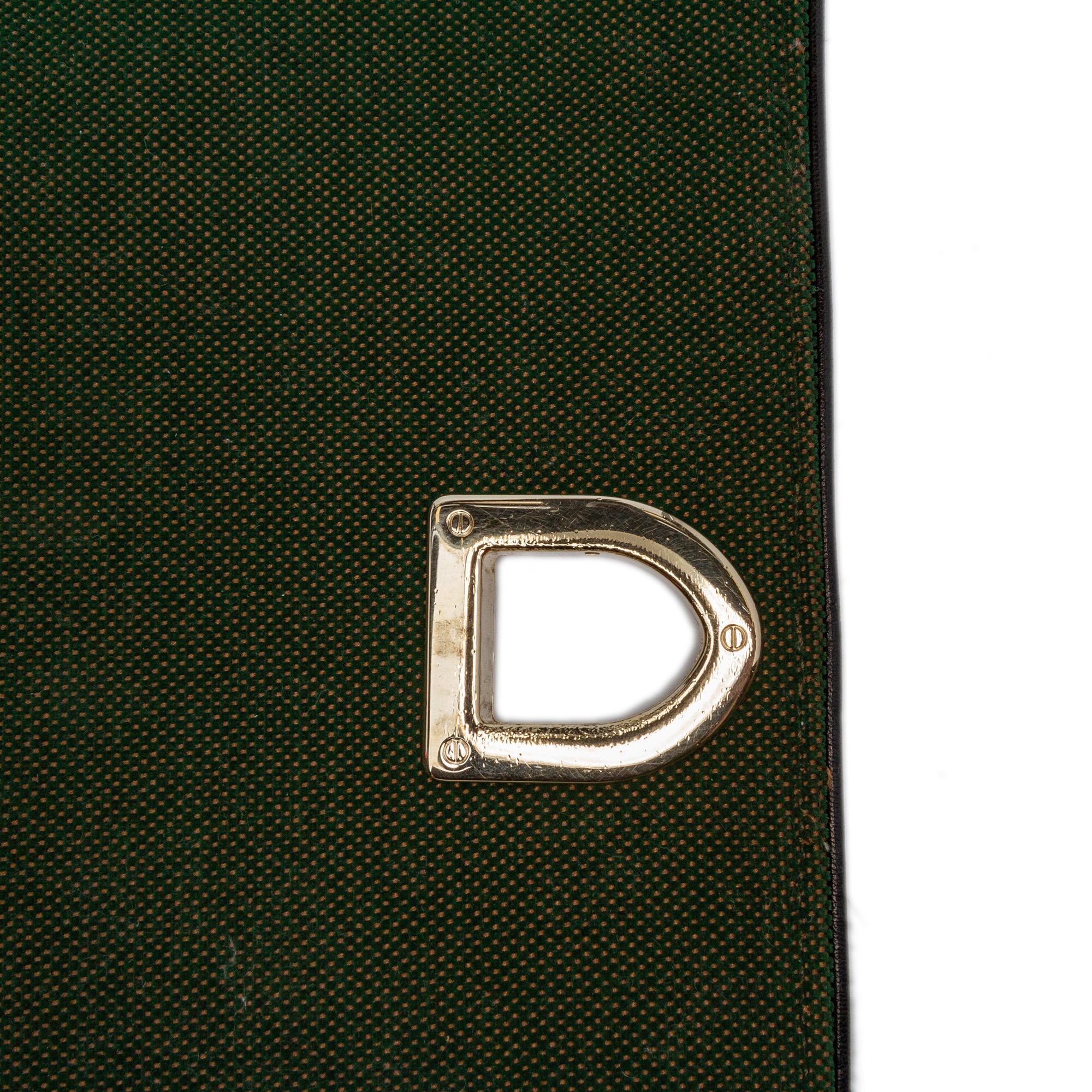 Dior Oblique Velvet Diorama Satchel