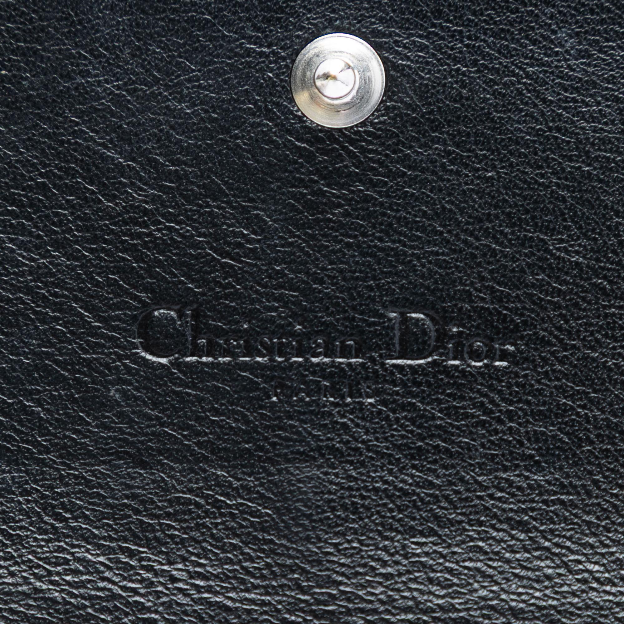 Dior Patent Cannage Lady Dior Wallet On Chain