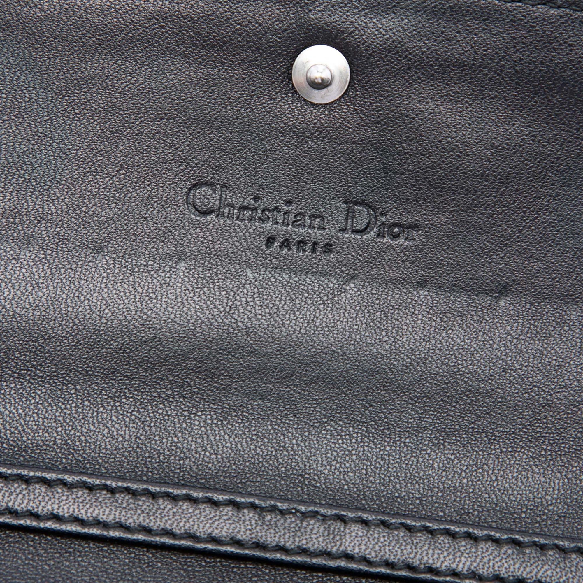 Dior Patent Cannage Lady Dior Wallet On Chain