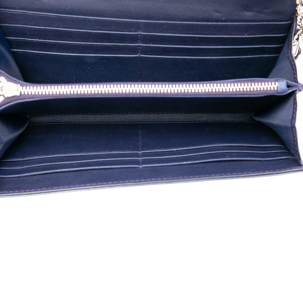 Dior Patent Cannage Lady Dior Wallet On Chain