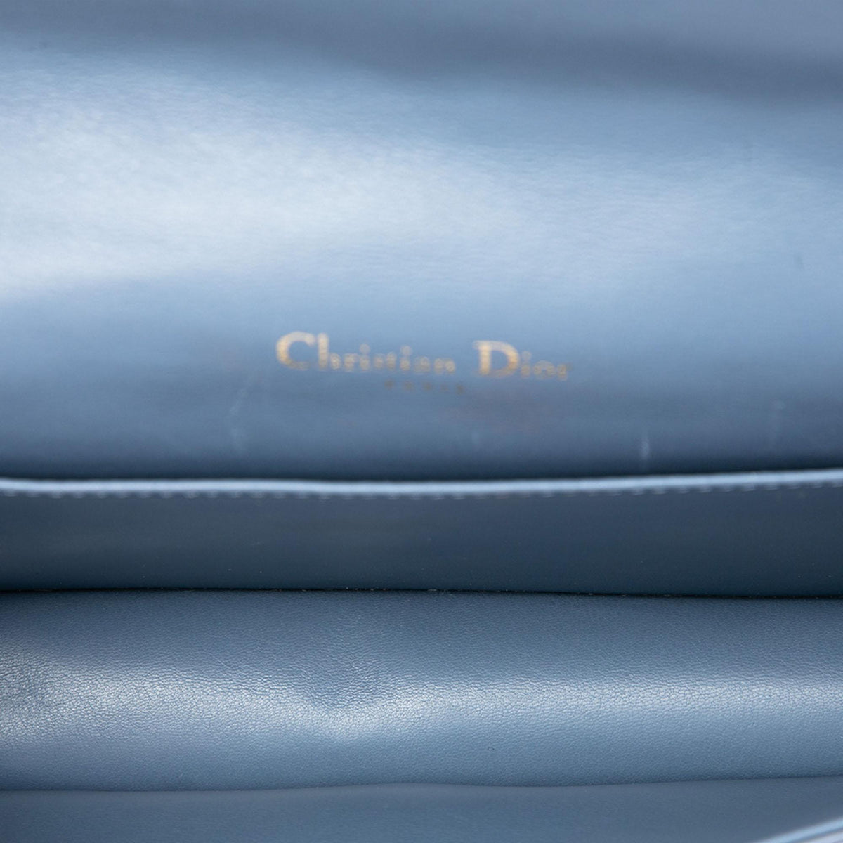 Dior Patent Cannage Lady Dior Wallet On Chain