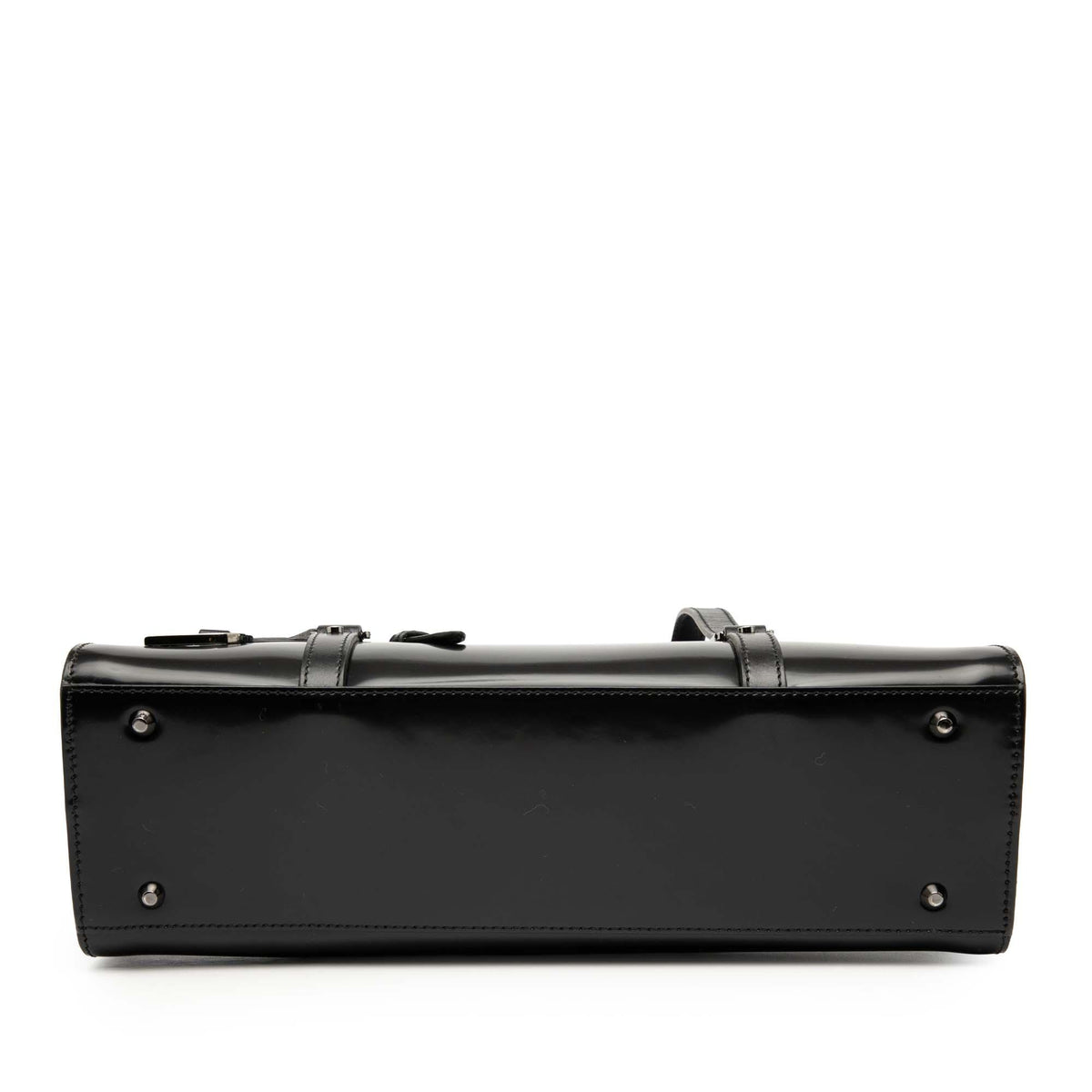 Dior Patent Flap Saddle Bag