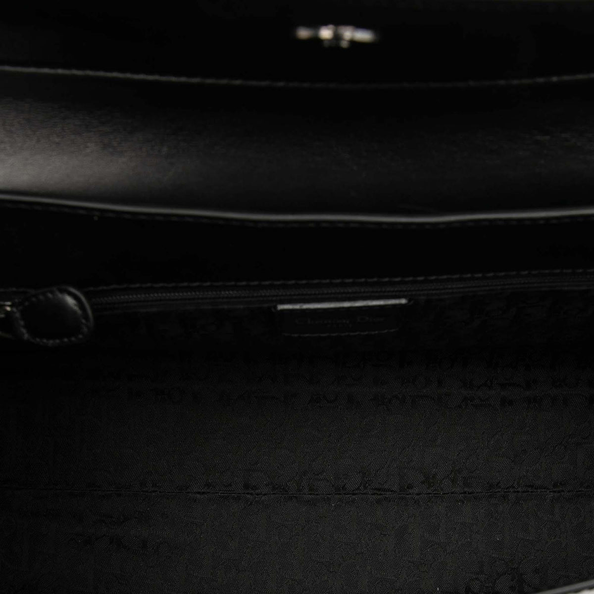 Dior Patent Flap Saddle Bag