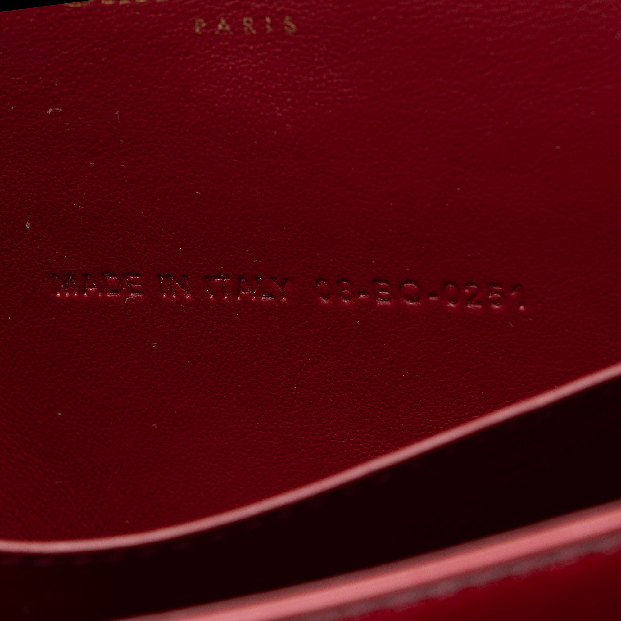 Dior Patent Leather Cannage Lady Dior Wallet on Chain (SHF-w2ghq7)