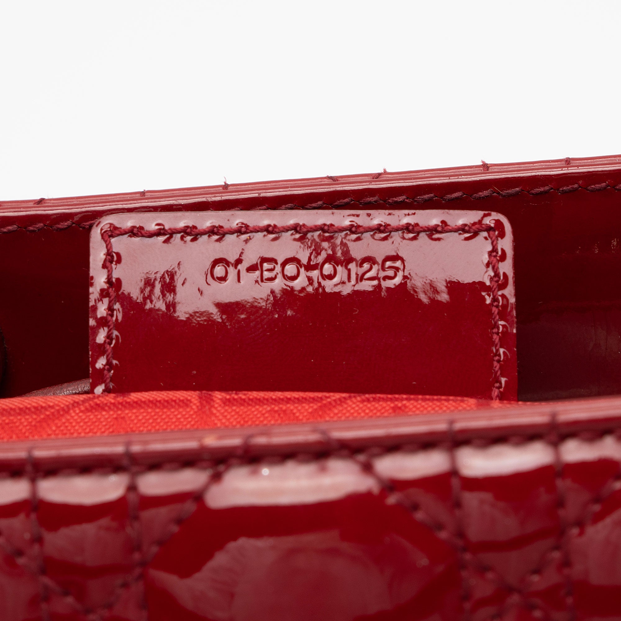 Dior Patent Leather Lady Dior Medium Tote (SHF-Wd5jCB)