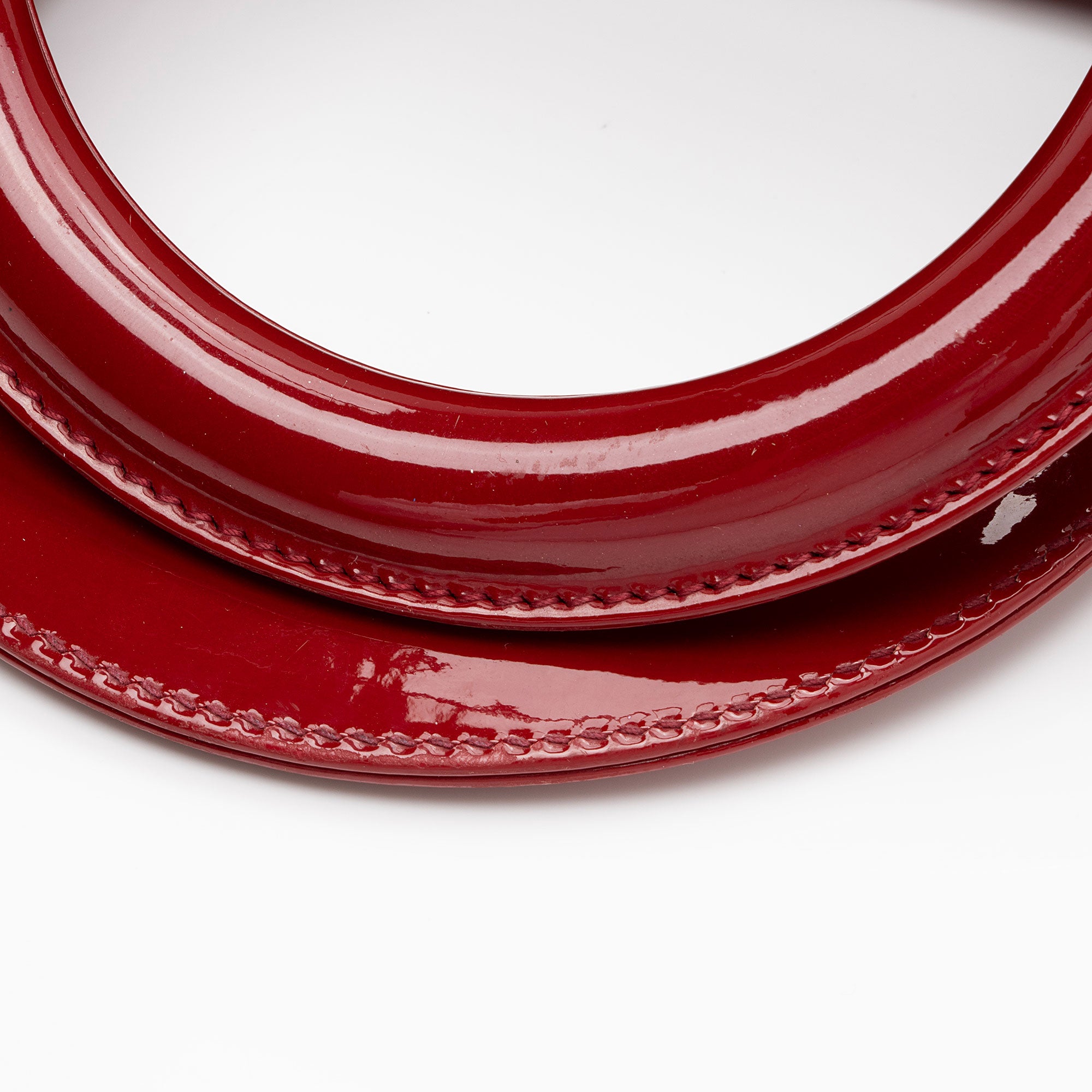 Dior Patent Leather Lady Dior Medium Tote (SHF-Wd5jCB)