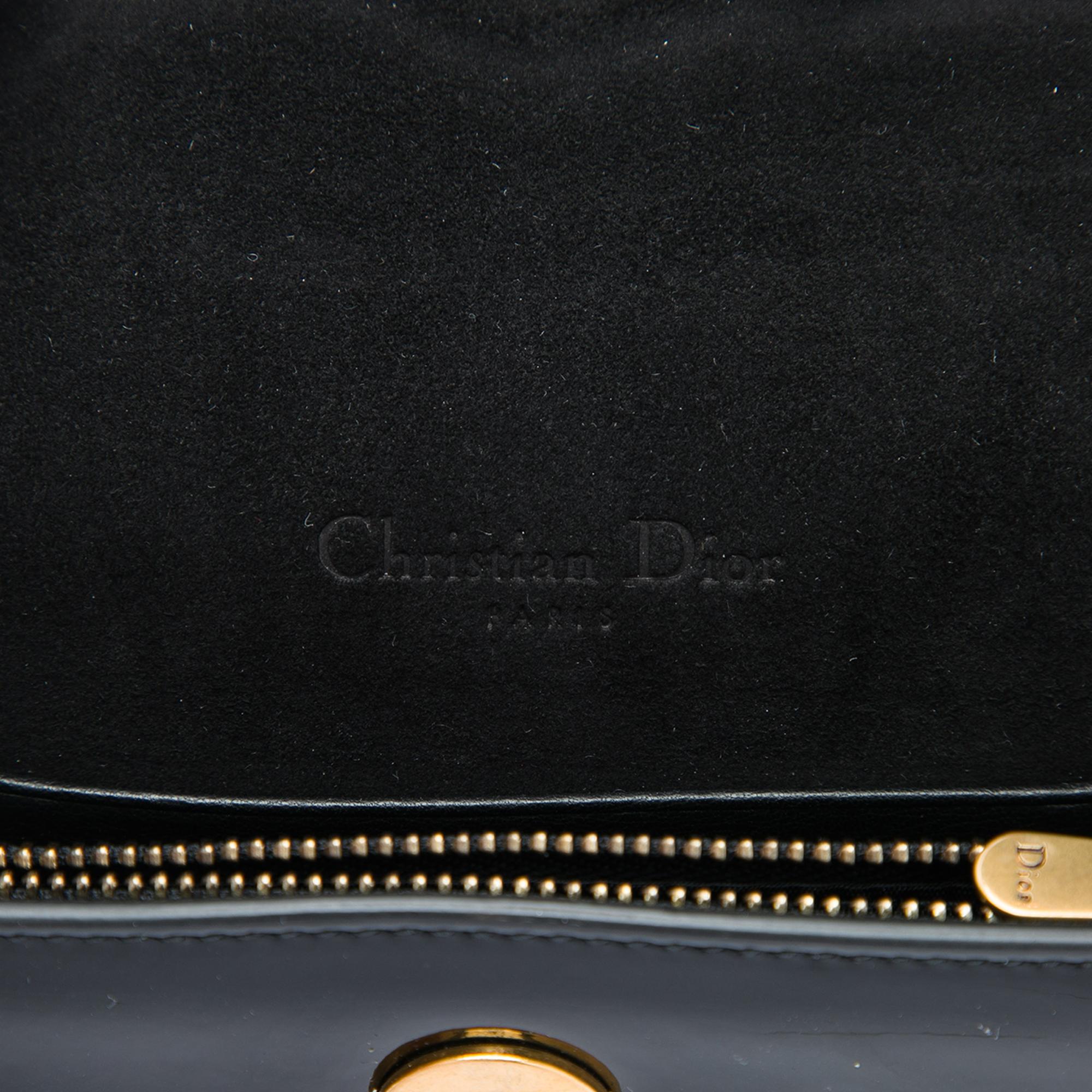 Dior Patent Saddle Belt Bag